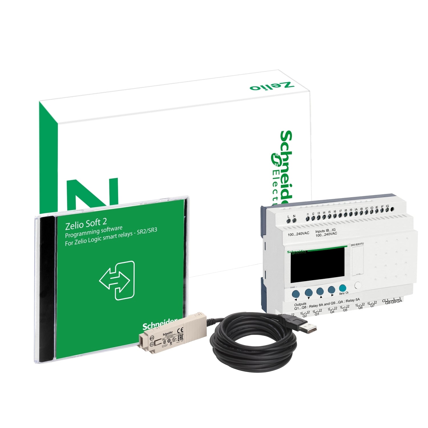 SNR SR3PACK2FU Logikmodul Pack 26 io 100 240Vac