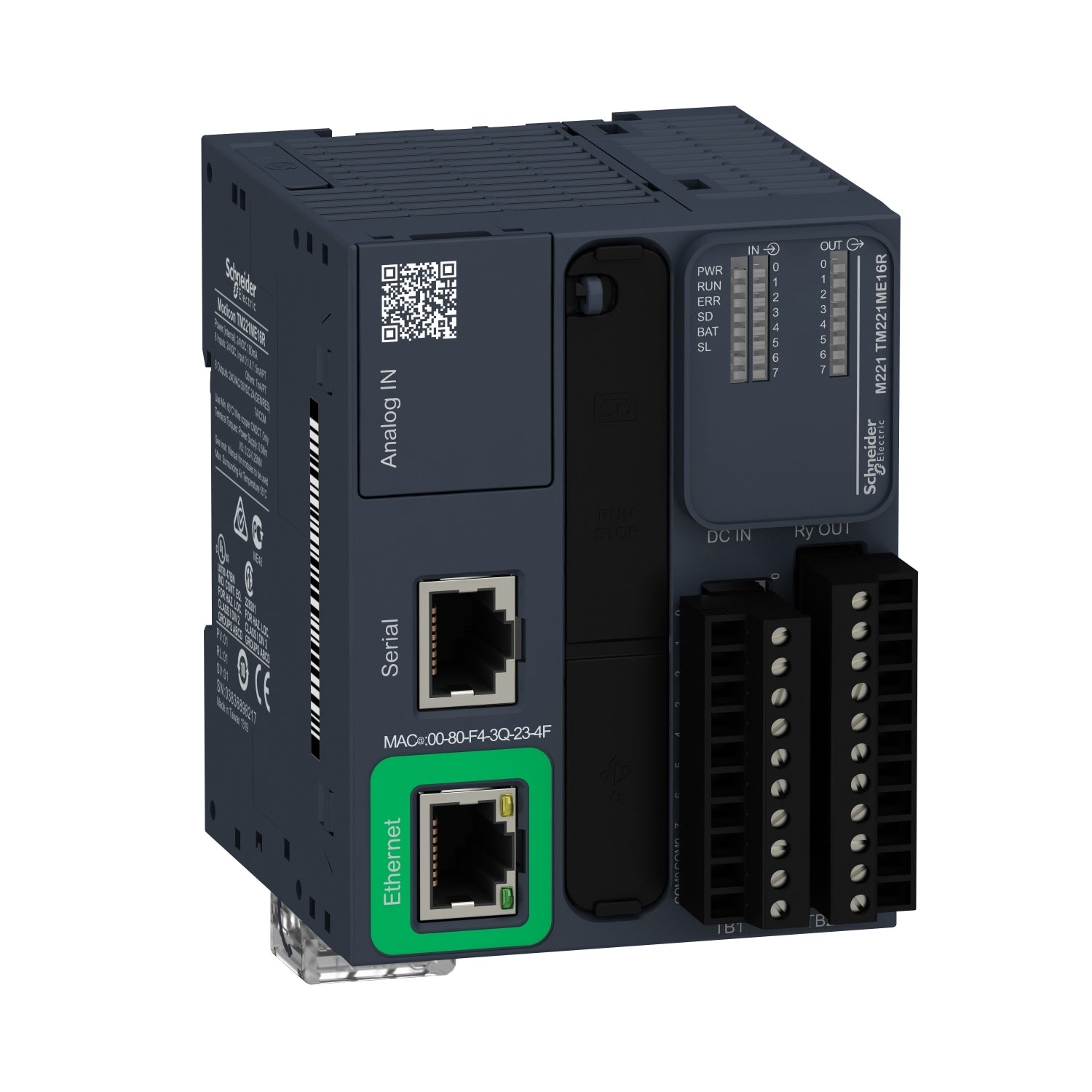 SNR TM221ME16R Controller M221 16 IO-Relais Eth