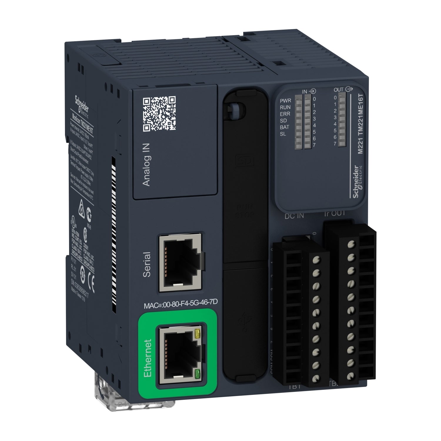 SNR TM221ME16T Controller M221 16 IO tr PNP Eth