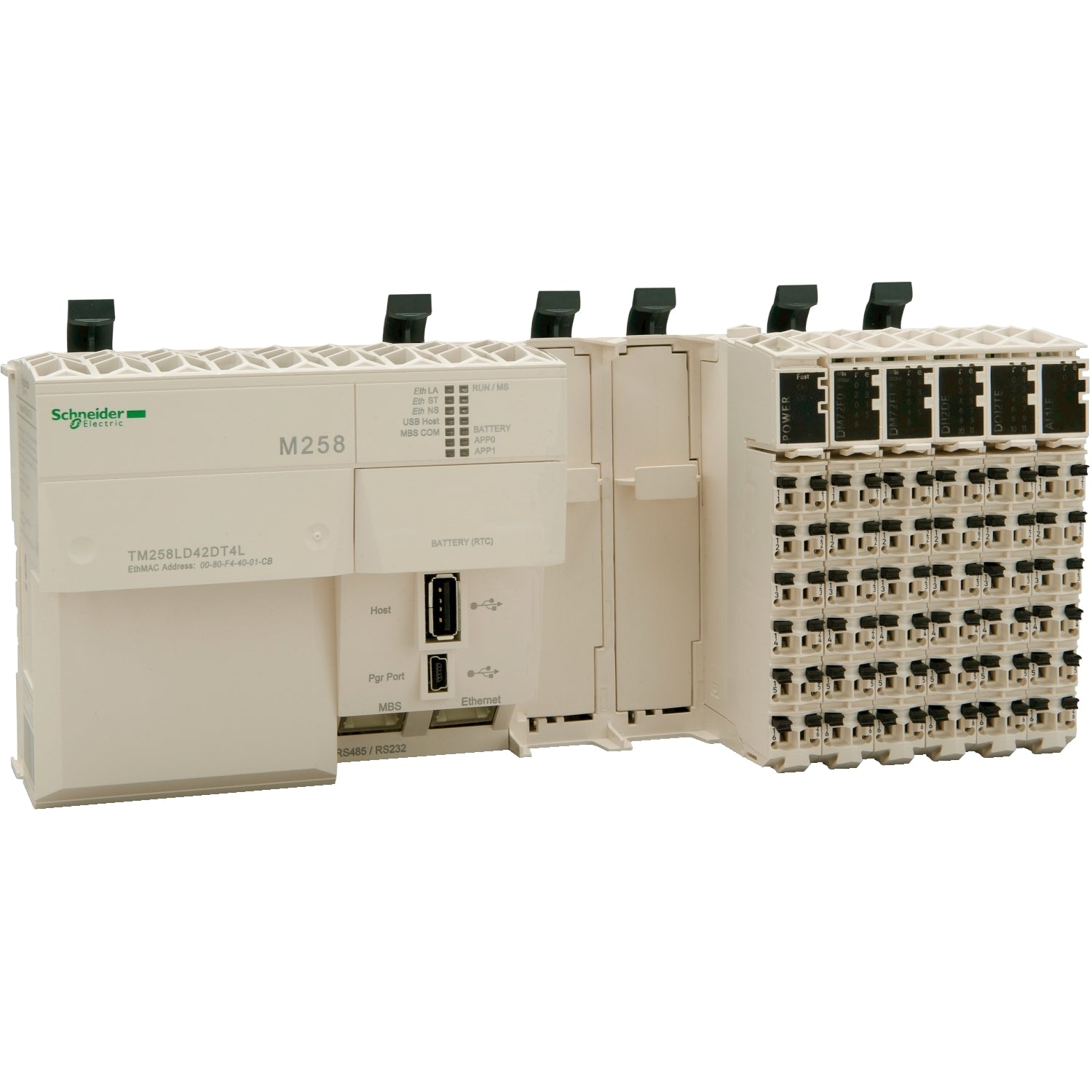 SNR TM258LD42DT4L Kompaktsockel M258 42+4IO 24Vdc