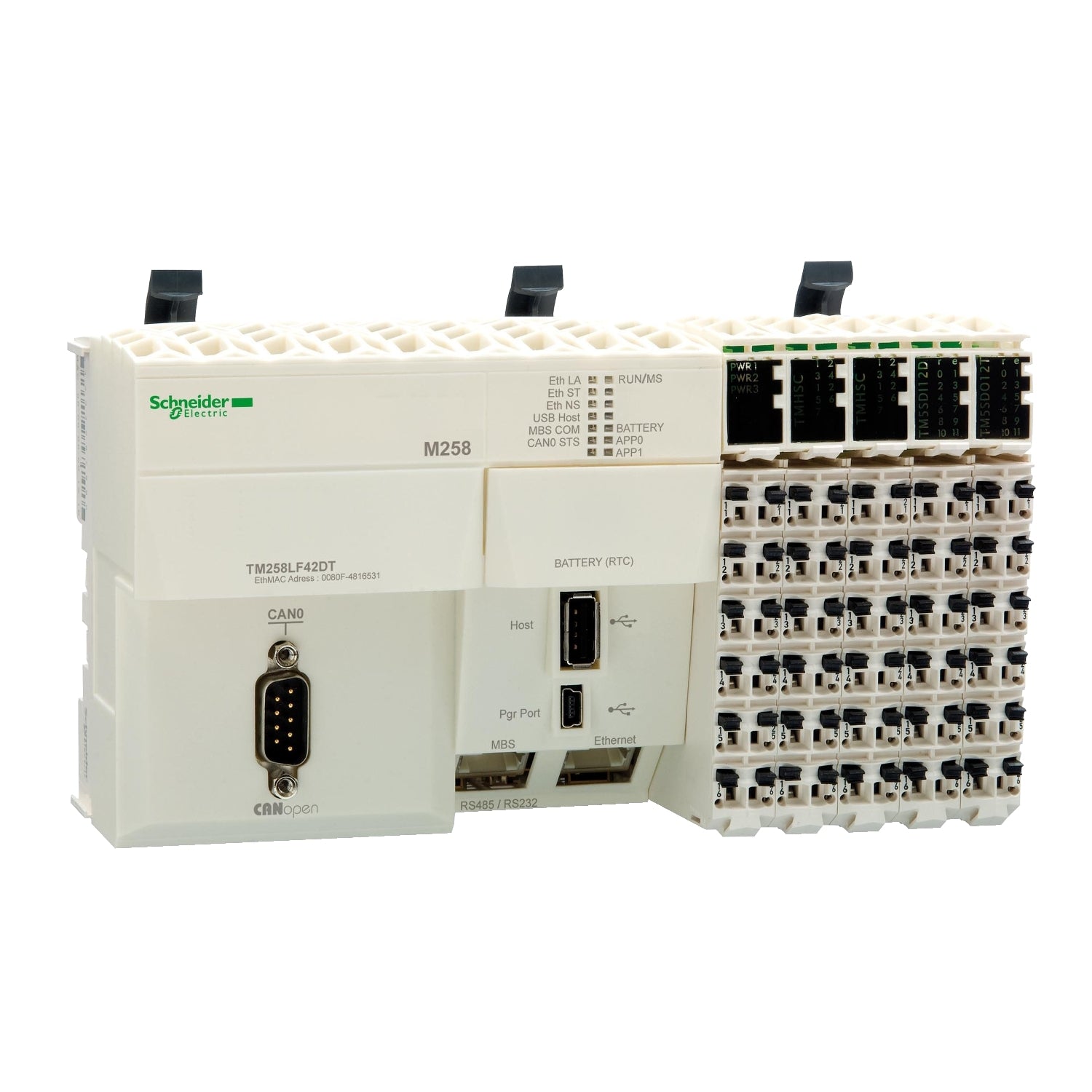 SNR TM258LF42DT Kompaktsockel M258 42IO 24Vdc CANopen