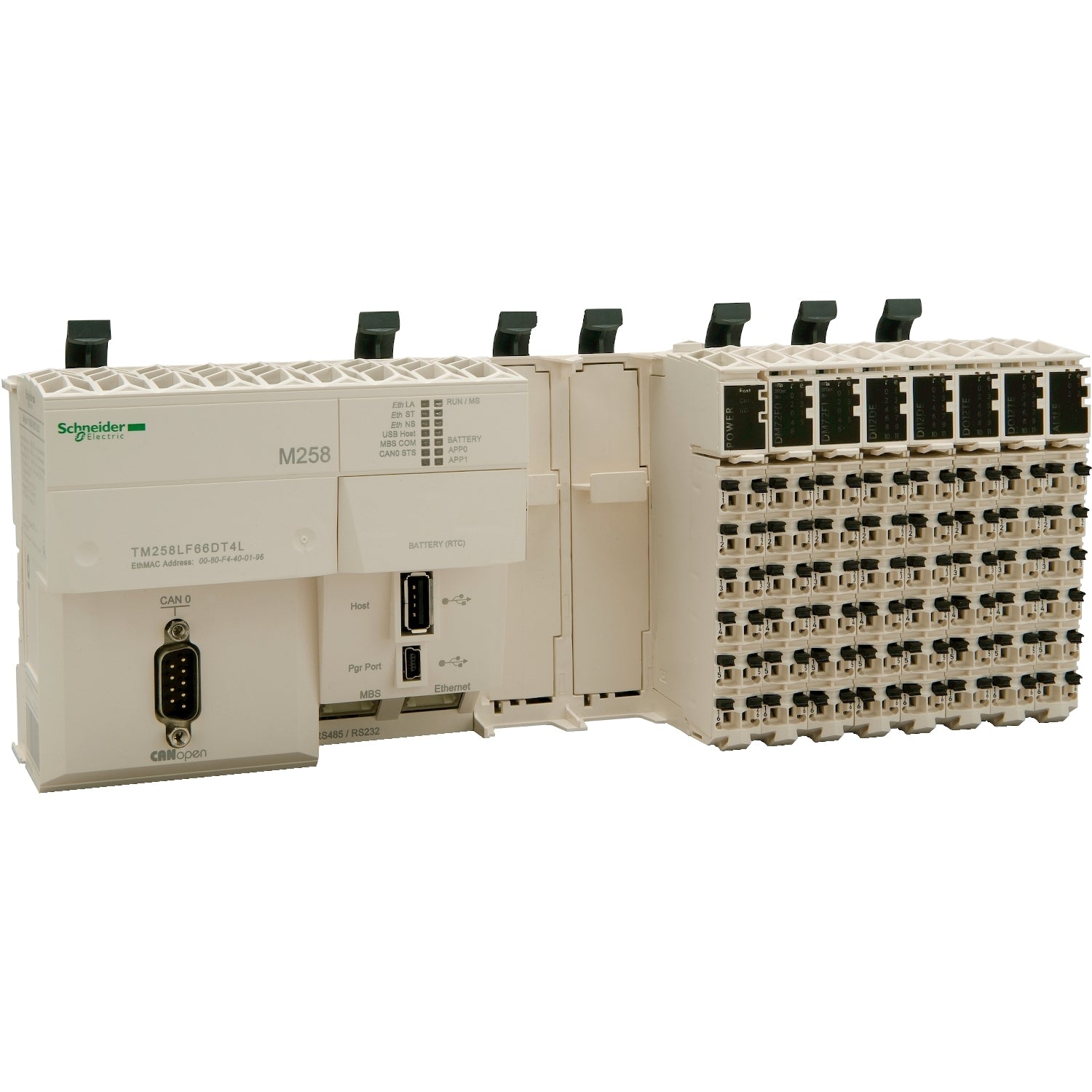 SNR TM258LF66DT4L Kompaktsockel M258 66+4IO 24Vdc