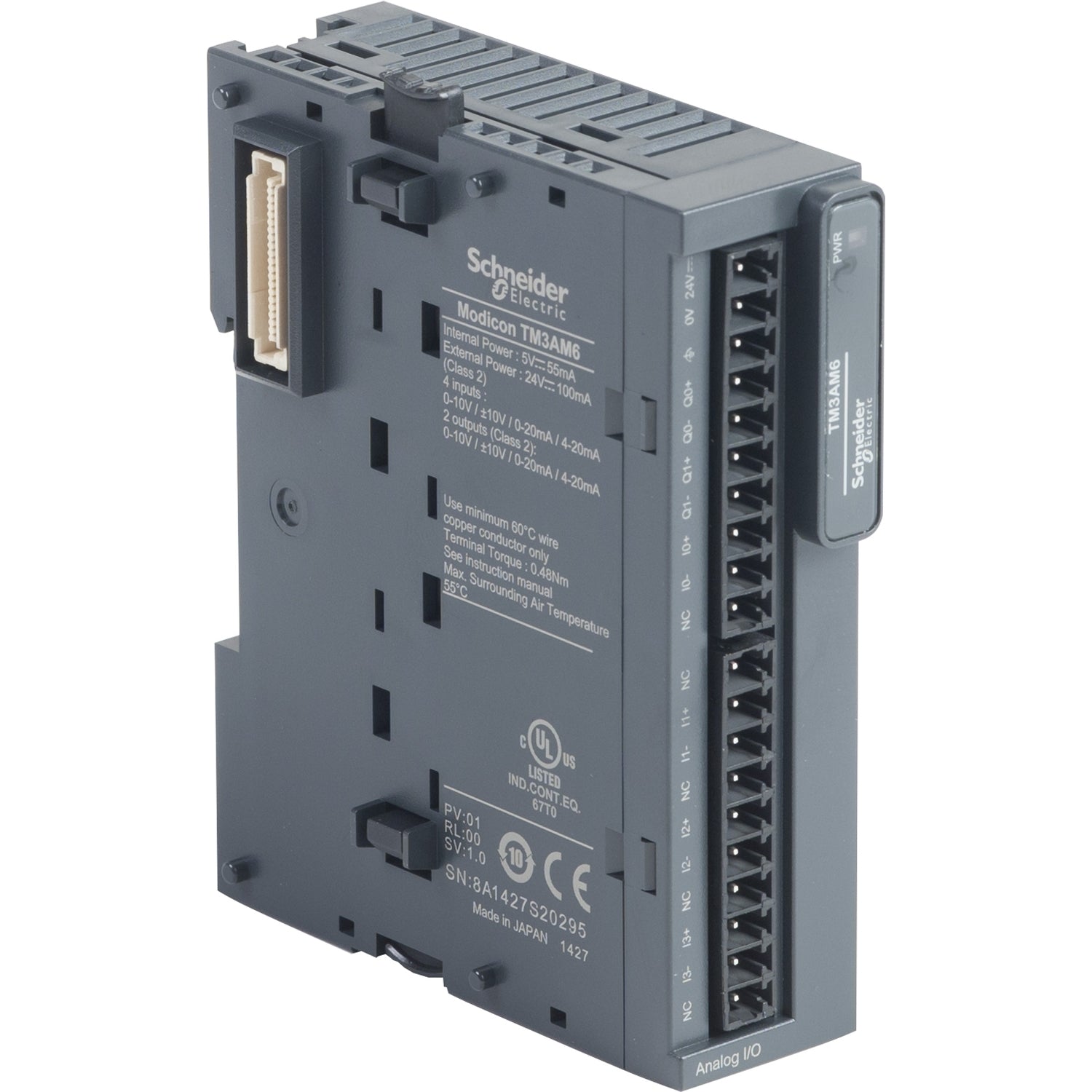 SNR TM3AM6           Modulo TM3 4 input 2 output analogici
