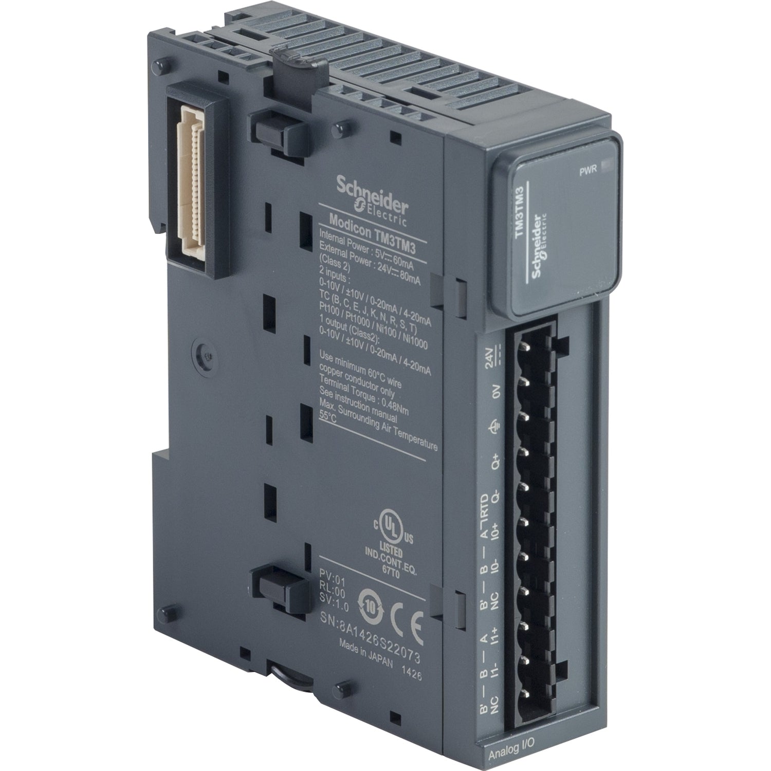 SNR TM3TM3 TM3-Modul 2 Eingang Temp 1 Ausgang analog