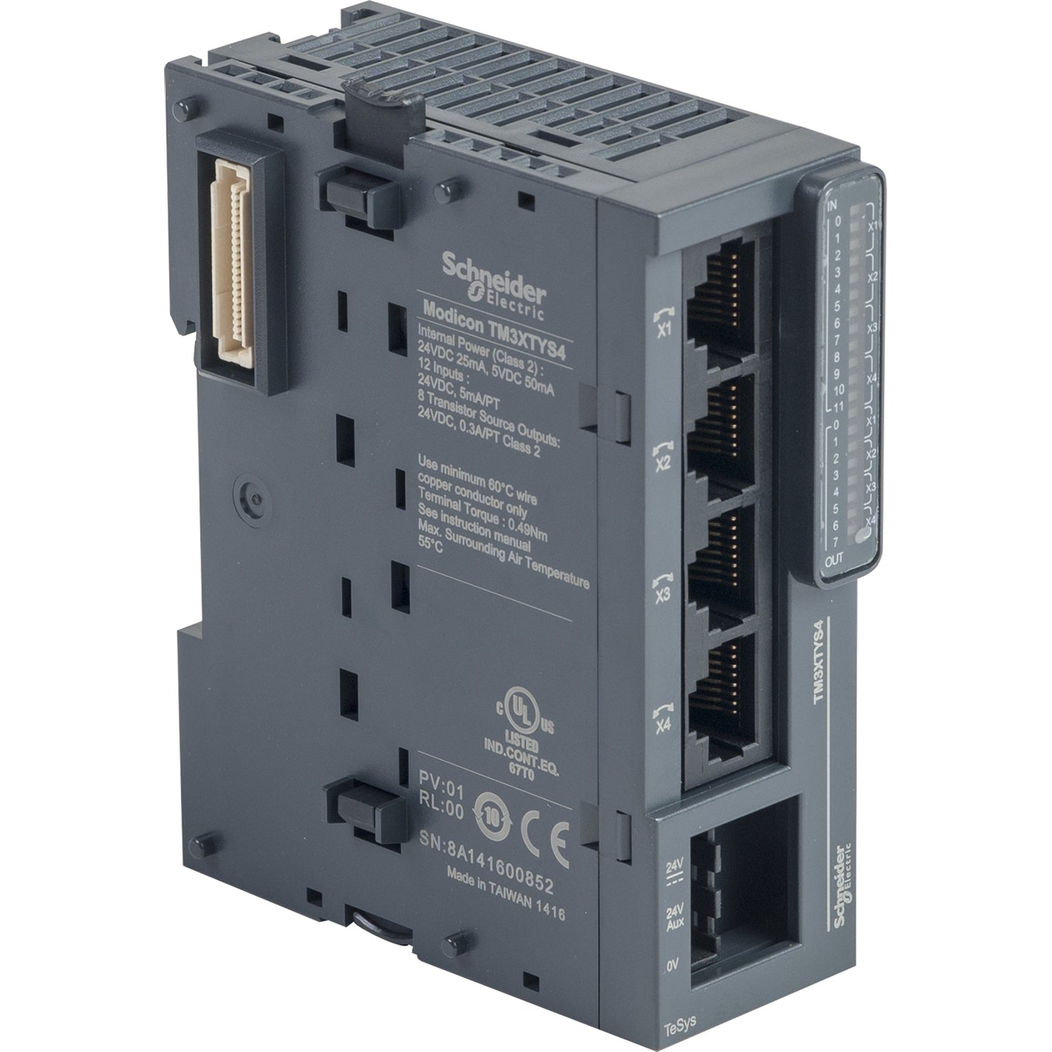 SNR TM3XTYS4 TM3-Modul Tesys 4XRJ45-Schnittstelle