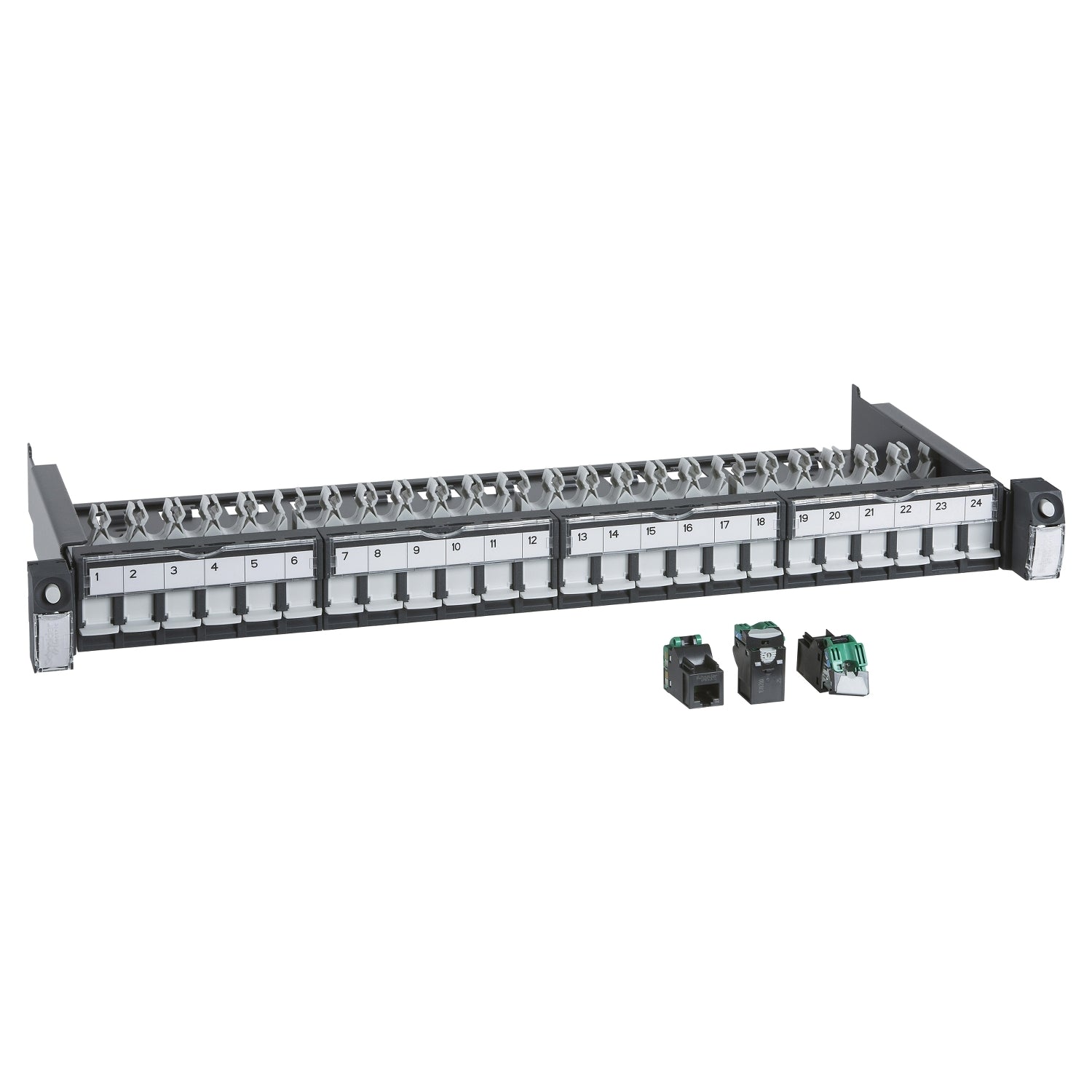 SNR VDIG118241U50 Actassi 19'' mit 24 RJ45 S One 5e UTP