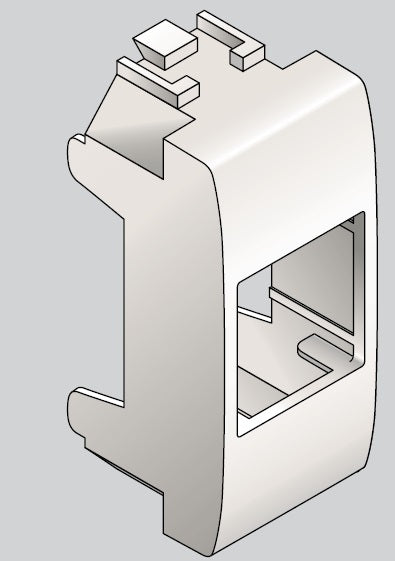 SNR VDISGWCB         Adatt  Gewiss Chorus Bianca RJ45