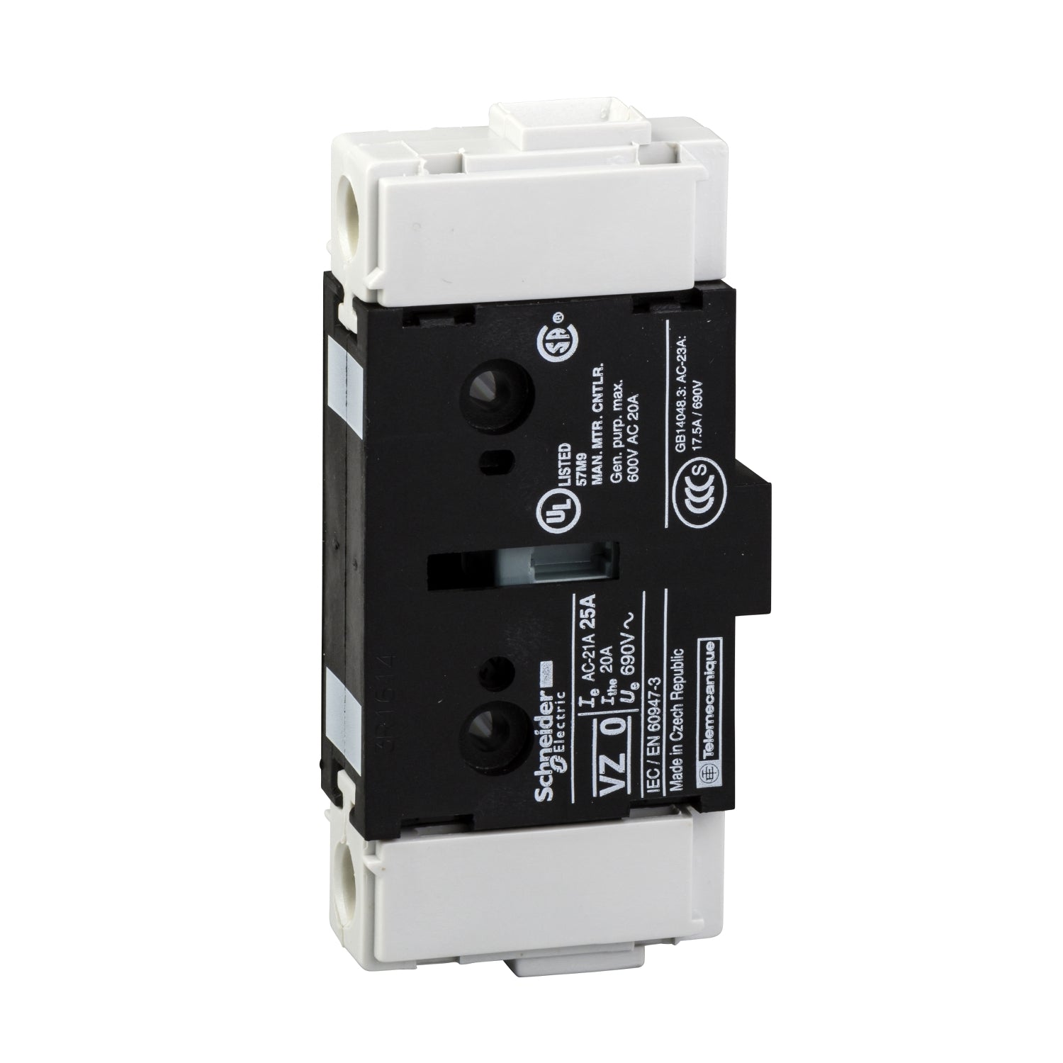 SNR VZ0 Pôle principal ajouter 25A Vario V0