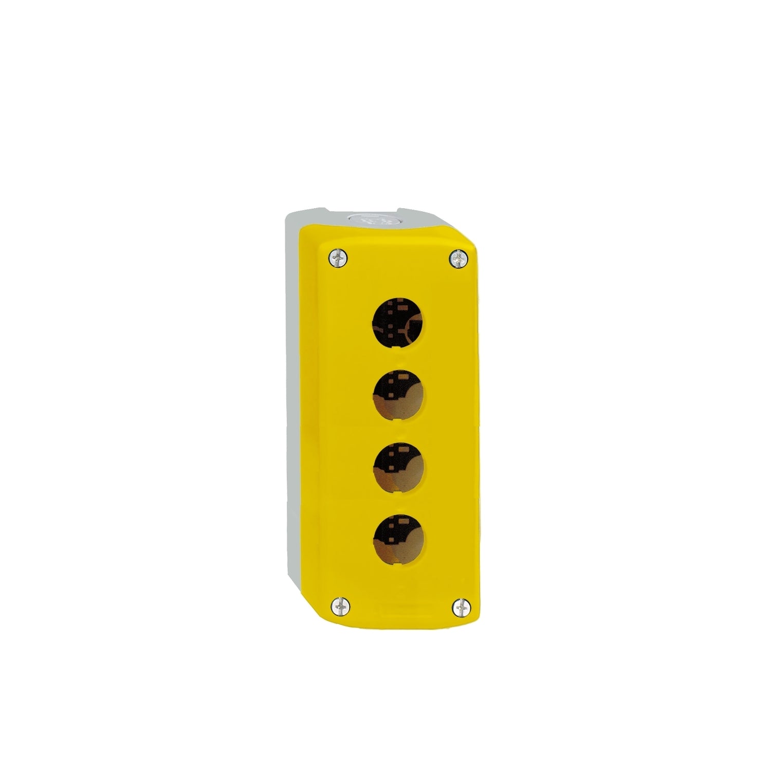 SNR XALK04 Gelbe, leere Drucktastentafel mit 4 Löchern