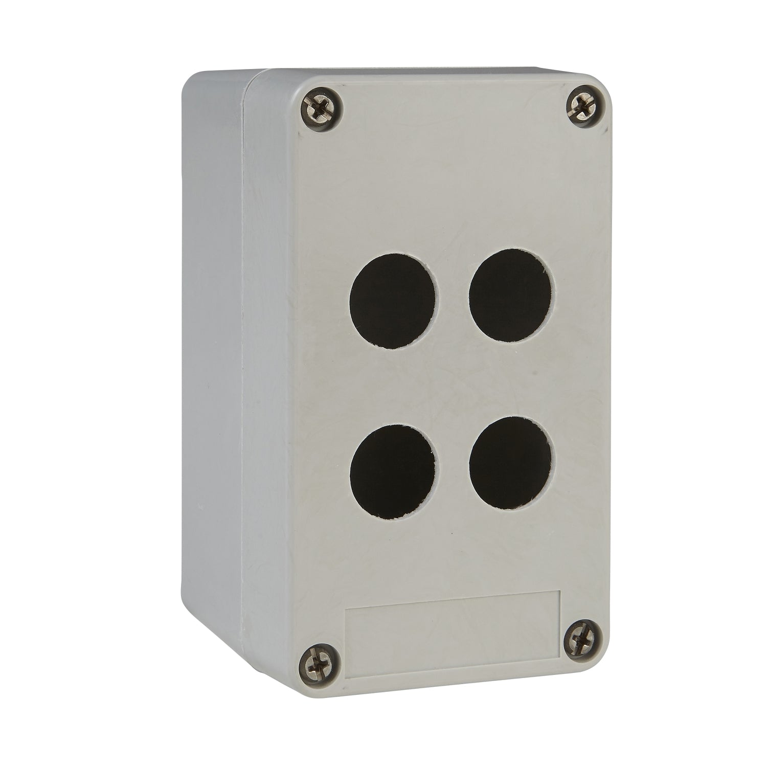 SNR XAPA1104 Leeres Drucktastenfeld aus Kunststoff, 4 Löcher, 2 Reihen