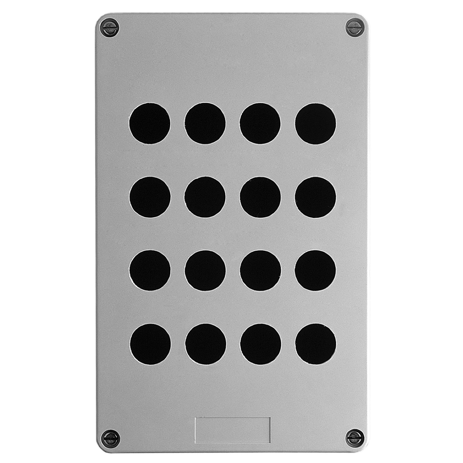 SNR XAPA4116 Leeres Drucktastenfeld aus Kunststoff, 16 Löcher, 4 Reihen
