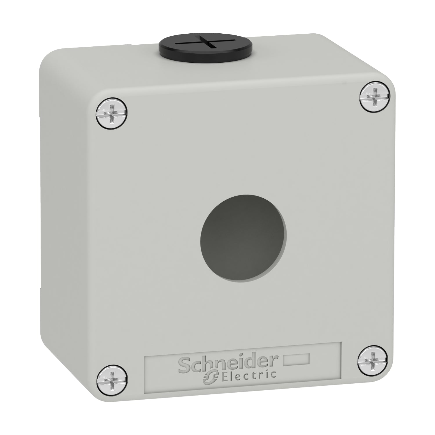 SNR XAPD1201 Drucktastenfeld aus grauem Metall, 1 Loch