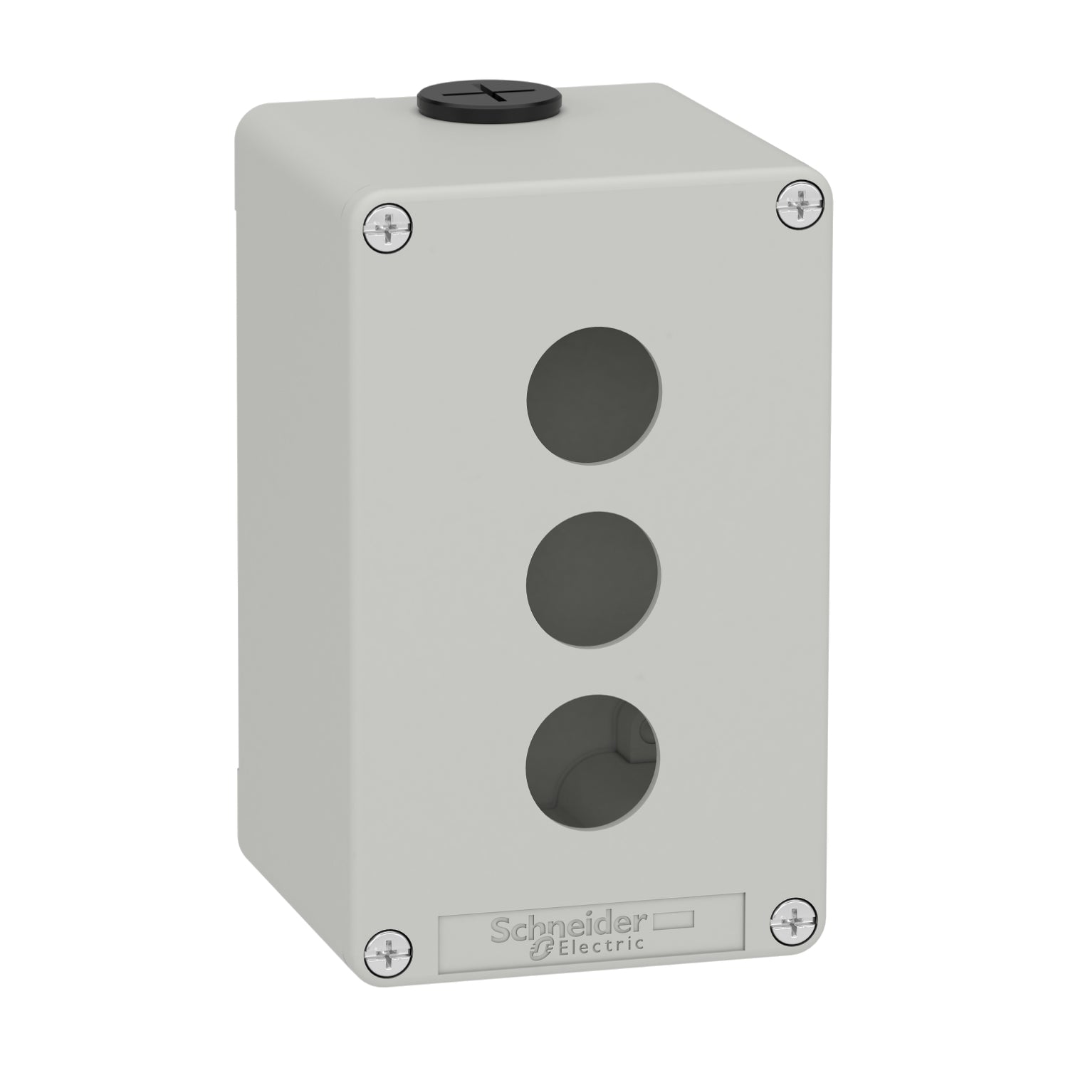 SNR XAPD2503 3-Loch-Drucktastenfeld aus grauem Metall