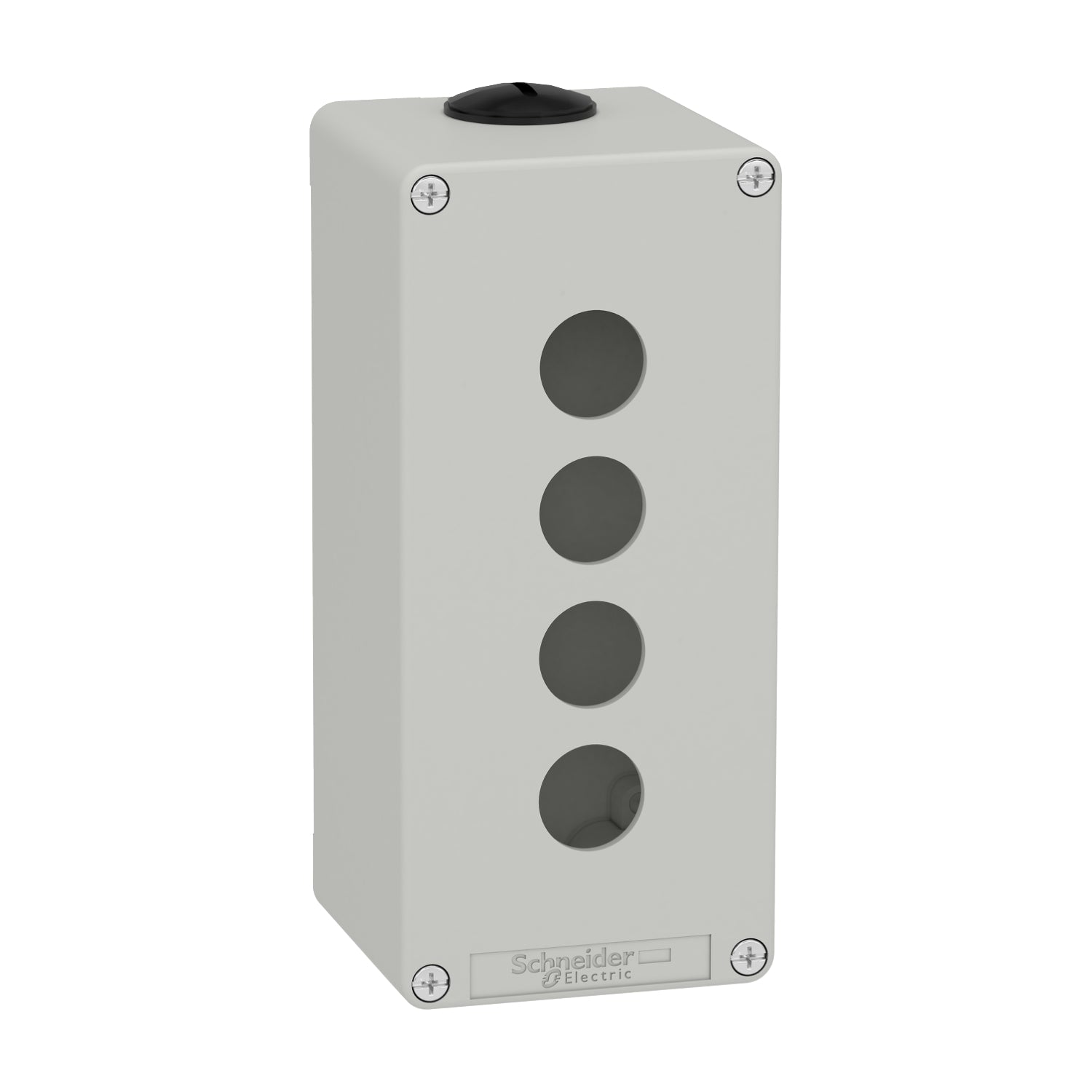 SNR XAPD3504 4-Loch-Drucktastenfeld aus grauem Metall