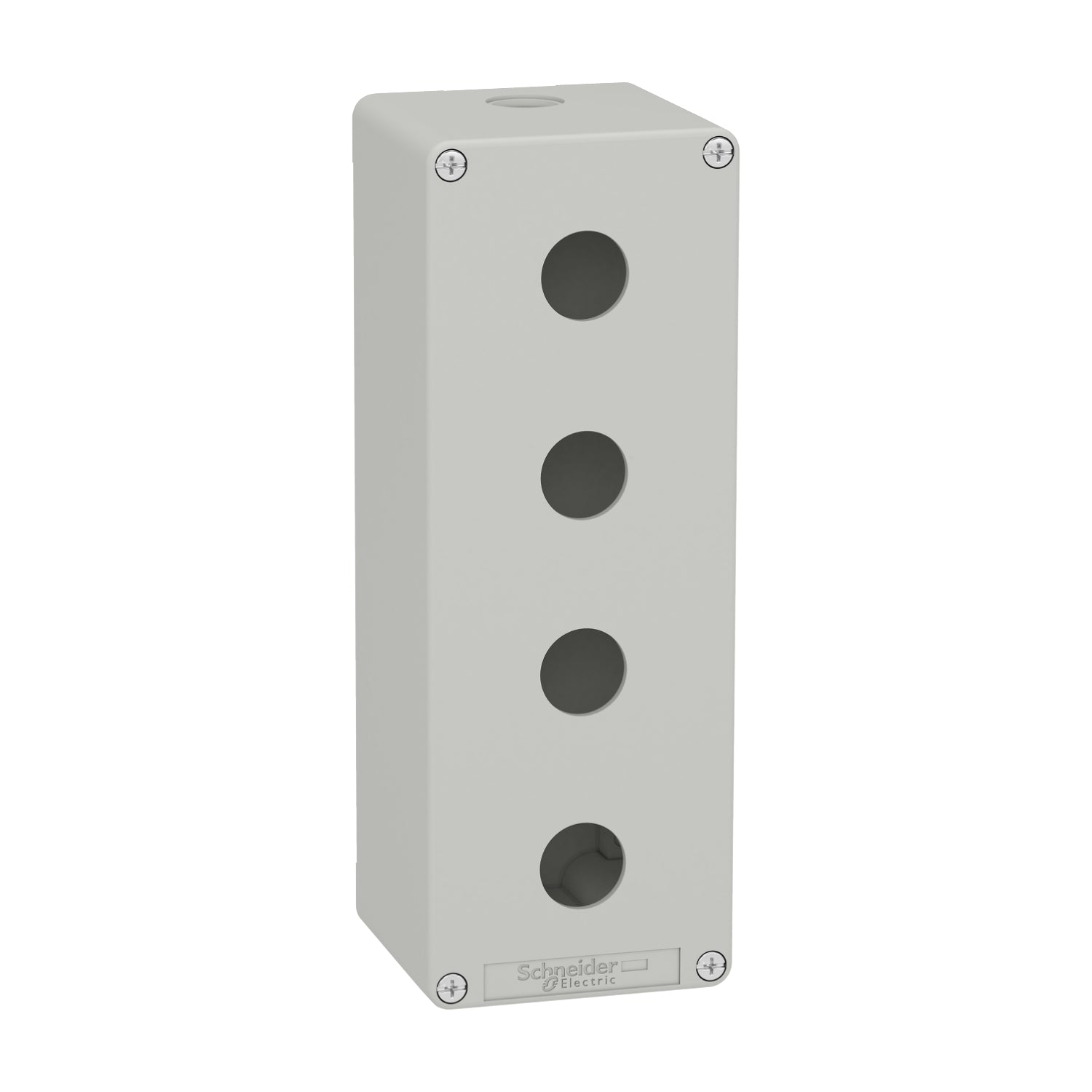 SNR XAPD4504 4-Loch-Drucktastenfeld aus grauem Metall