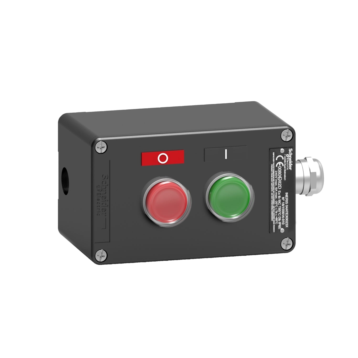 SNR XAWF210EX Metall-Klingeltableau 1NO grün