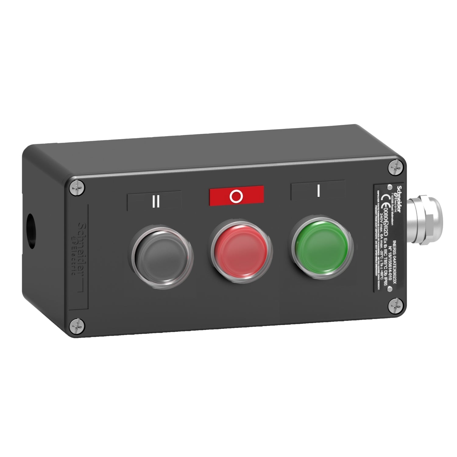 SNR XAWF310EX Metall-Klingeltableau 1NO grün 3 Funktionen