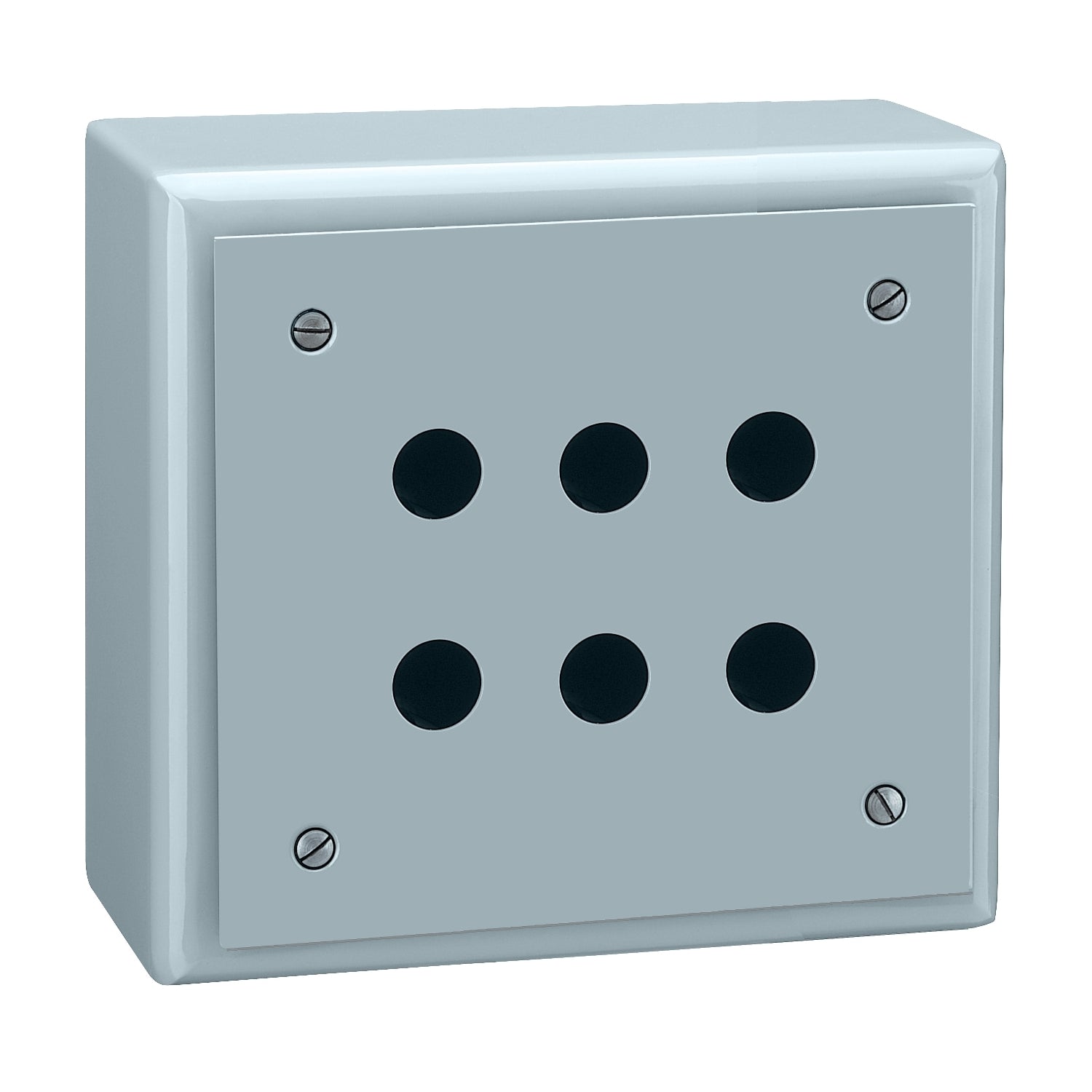 SNR XB2SL32009 Leeres Drucktastenfeld aus Aluminium, 6 Löcher, 3 Reihen