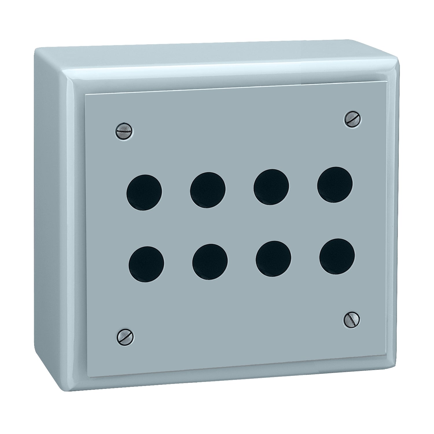 SNR XB2SL42009 Leeres Metall-Drucktastenfeld, 8 Löcher, 4 Reihen