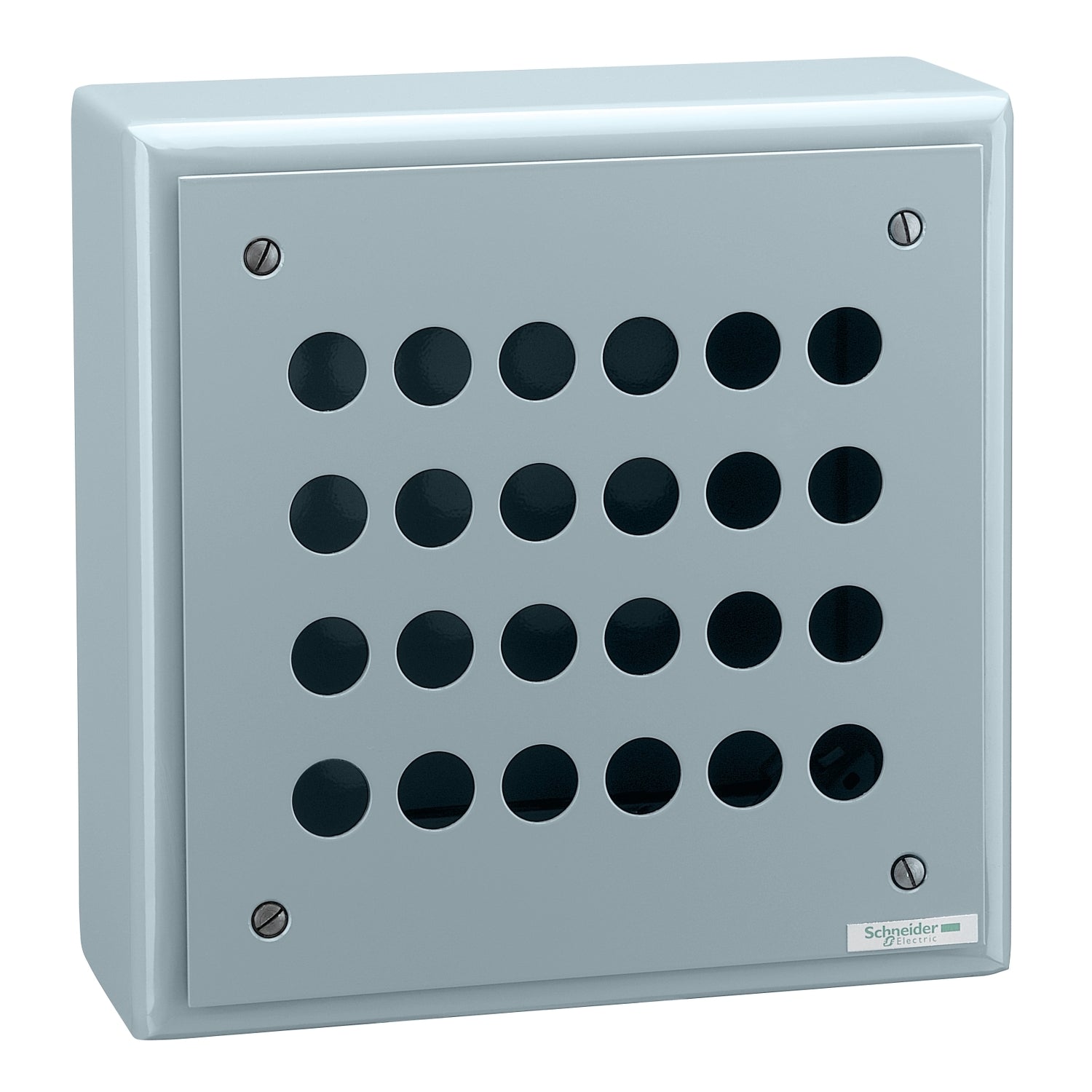 SNR XB2SL64007 Leeres Metall-Drucktastenfeld 24 Löcher 6 Reihen