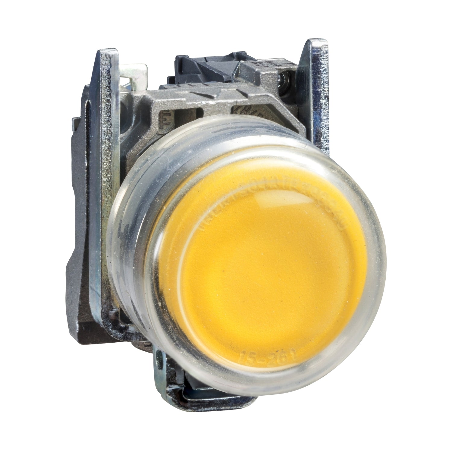 SNR XB4BP51 Bouton jaune avec capuchon