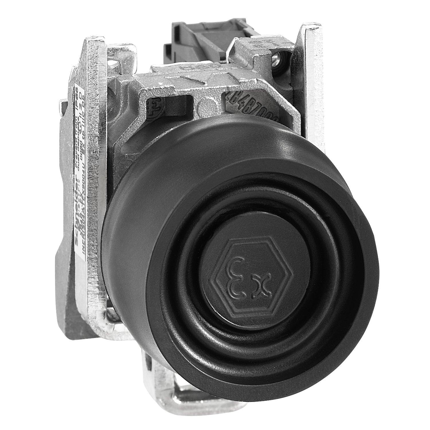SNR XB4BPS21EX       Pulsante nero con cappuccio ATEX