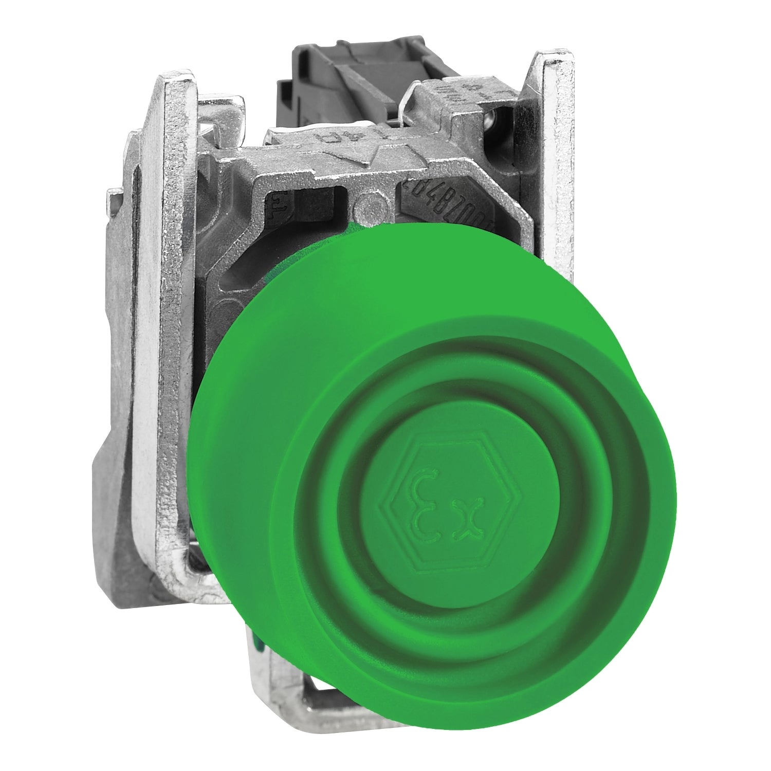SNR XB4BPS31EX       Pulsante verde con cappuccio ATEX