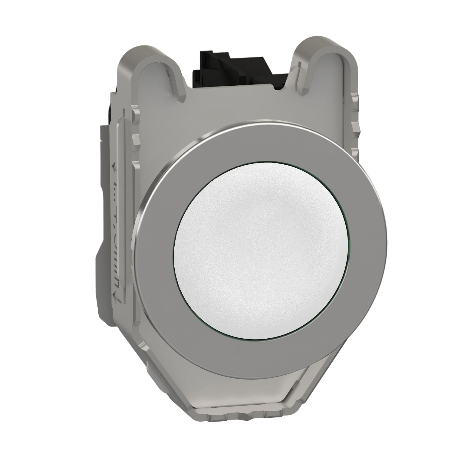 SNR XB4FA11 Bouton poussoir affleurant blanc 1NO