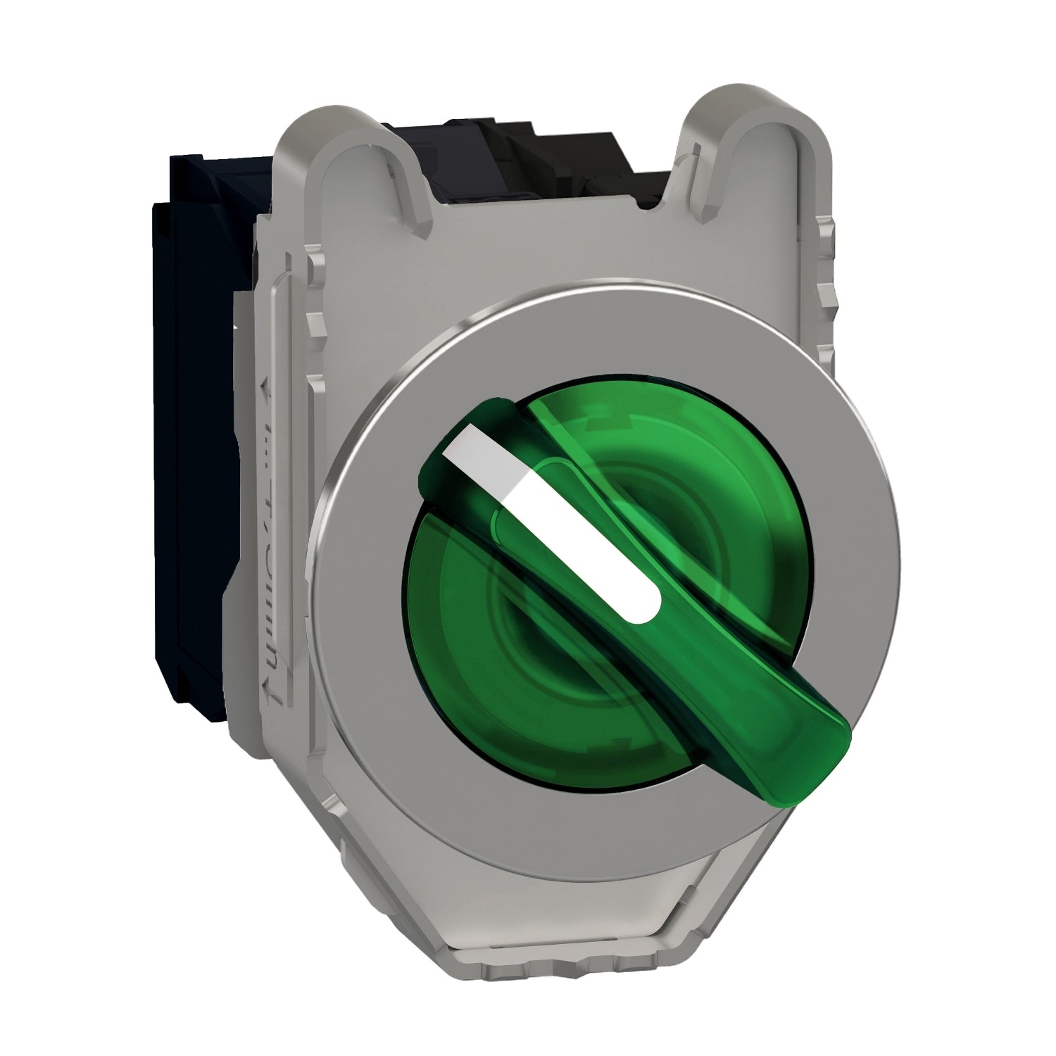 SNR XB4FK133M5 Sélecteur lum vert 3pos panneau affleurant 230V