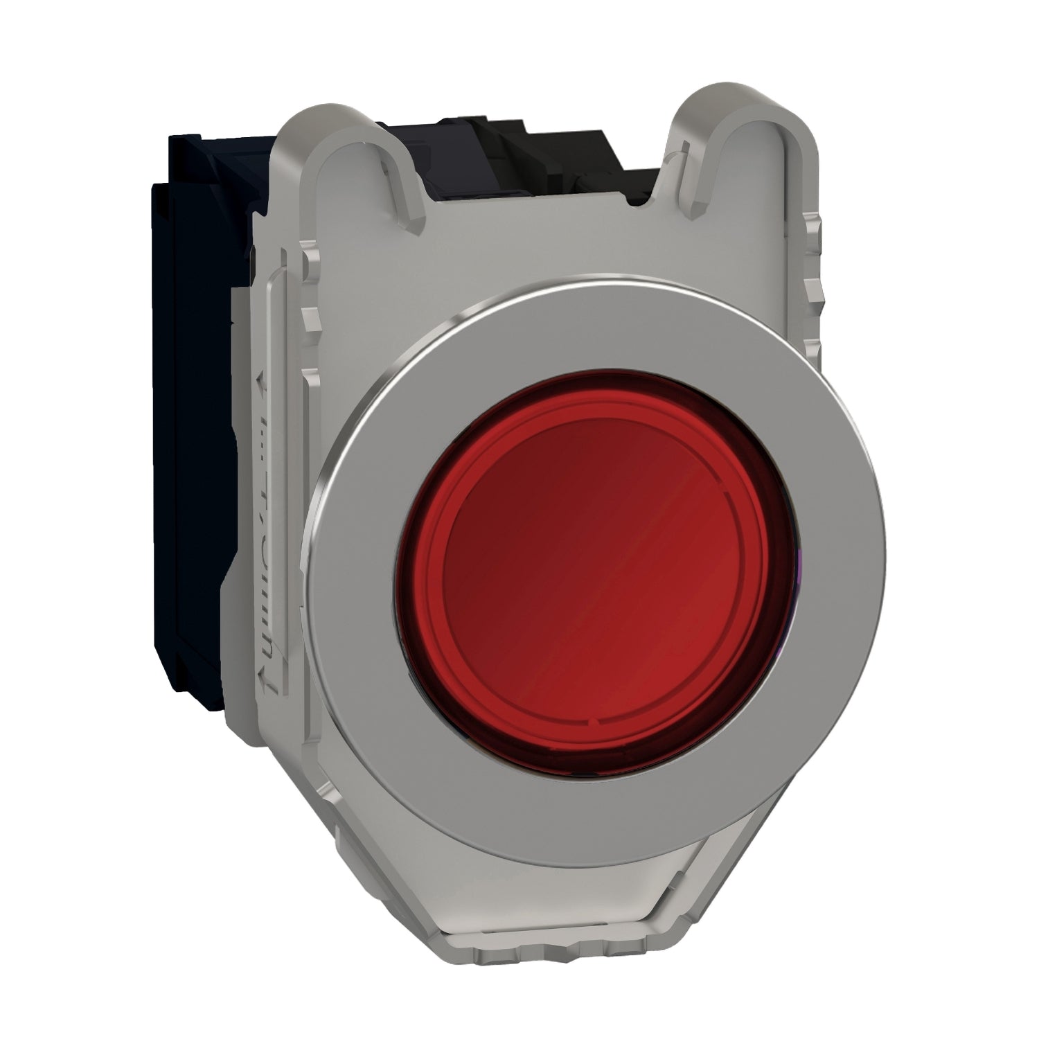 SNR XB4FW34B5        Puls  lum  rosso 24V NO+NC filopannello