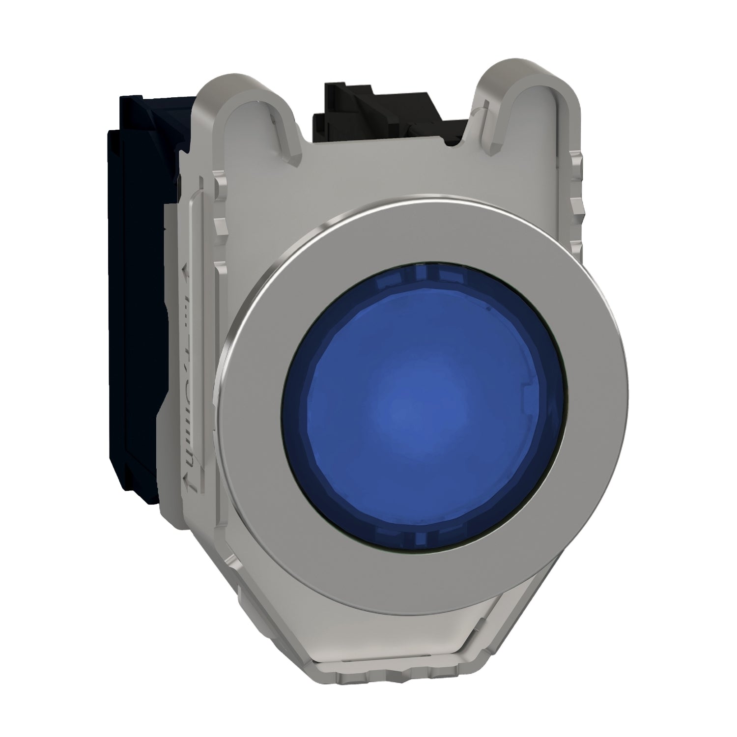 SNR XB4FW36B5        Puls lum  blu led 24V NO+NC filopannello
