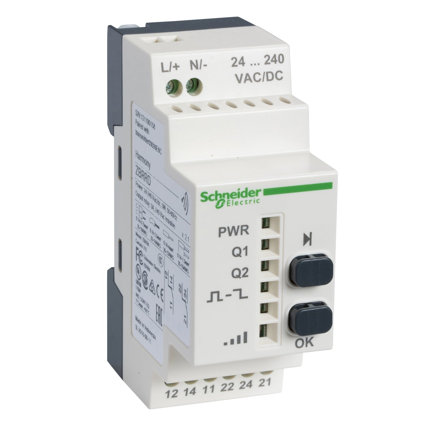 SNR XB4RFD02         Kit trasmettitore+ricevitore config