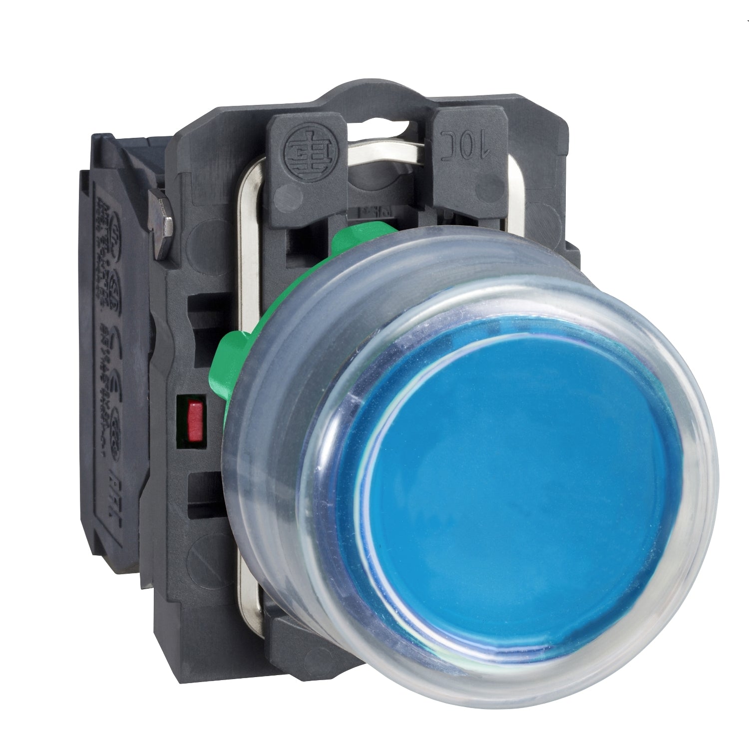 SNR XB5AP61C0 Bouton bleu avec bague grise