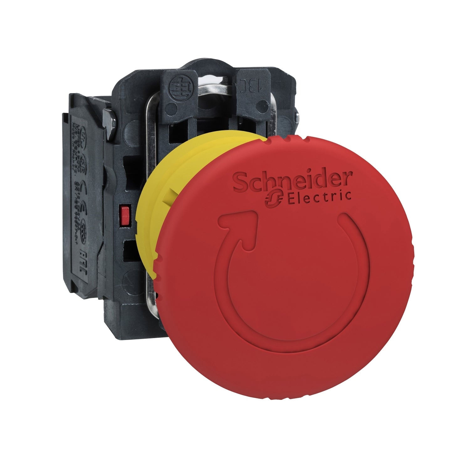 SNR XB5AS8442        Pulsante a fungo rosso emergenza