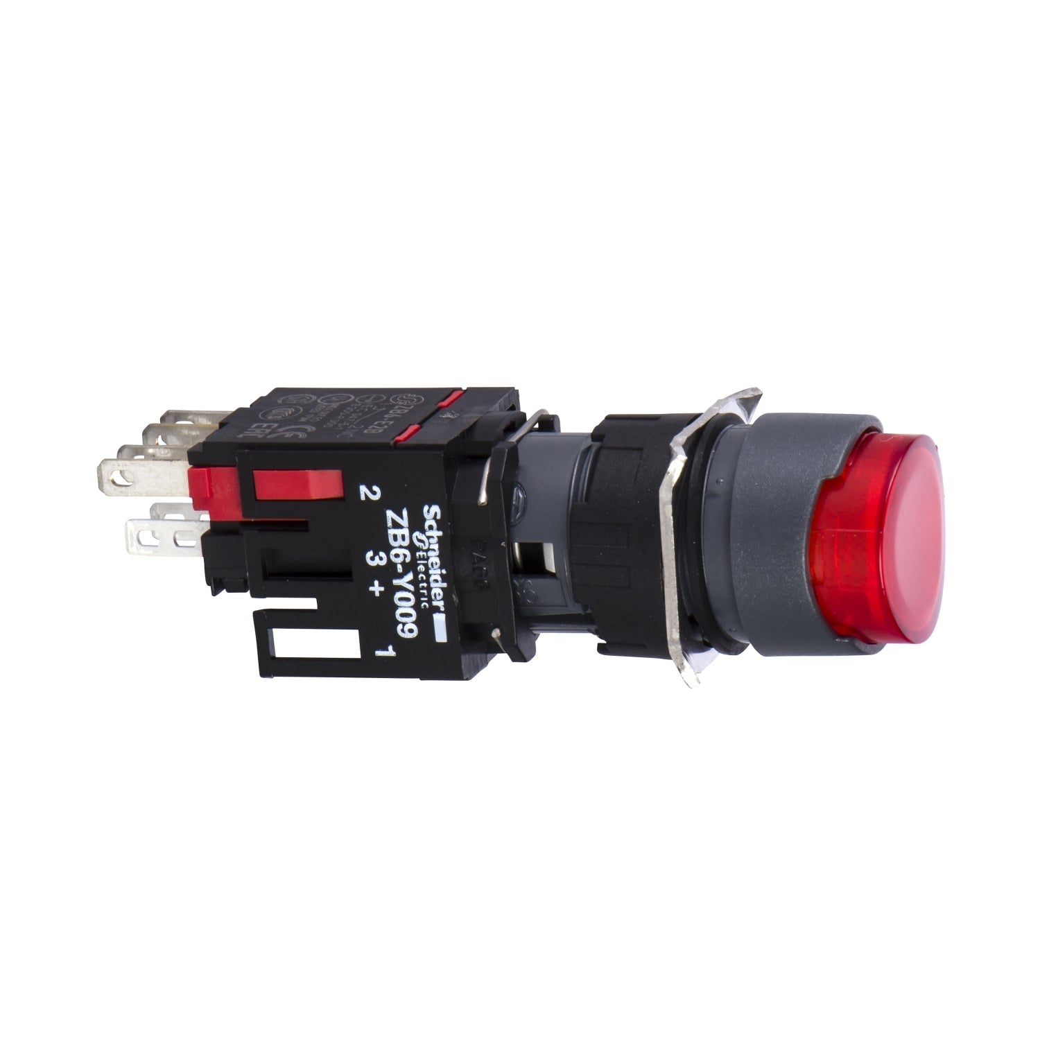 SNR XB6AE4B5B Bouton lumineux rouge