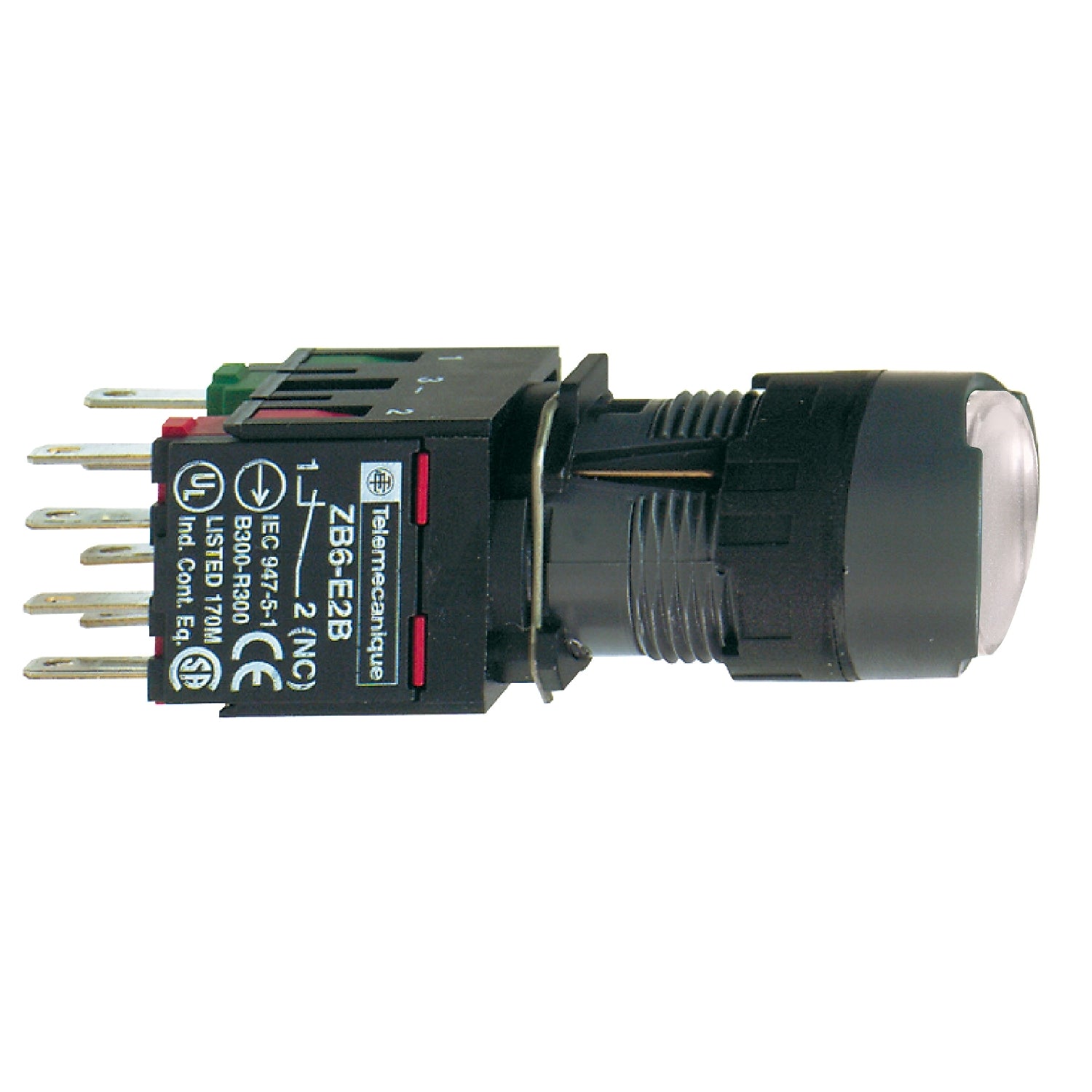 SNR XB6AF1B5B Bouton lumineux blanc