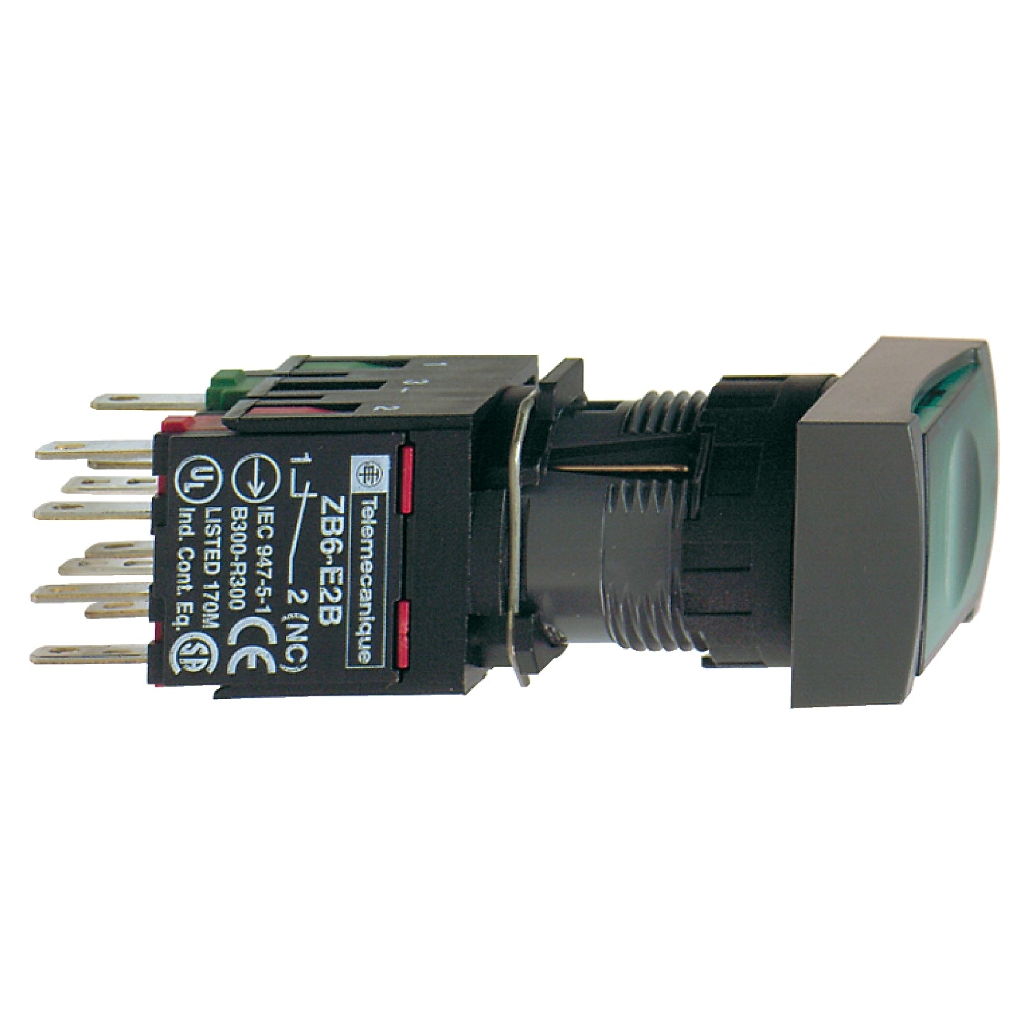 SNR XB6DF3B1B Bouton vert lumineux