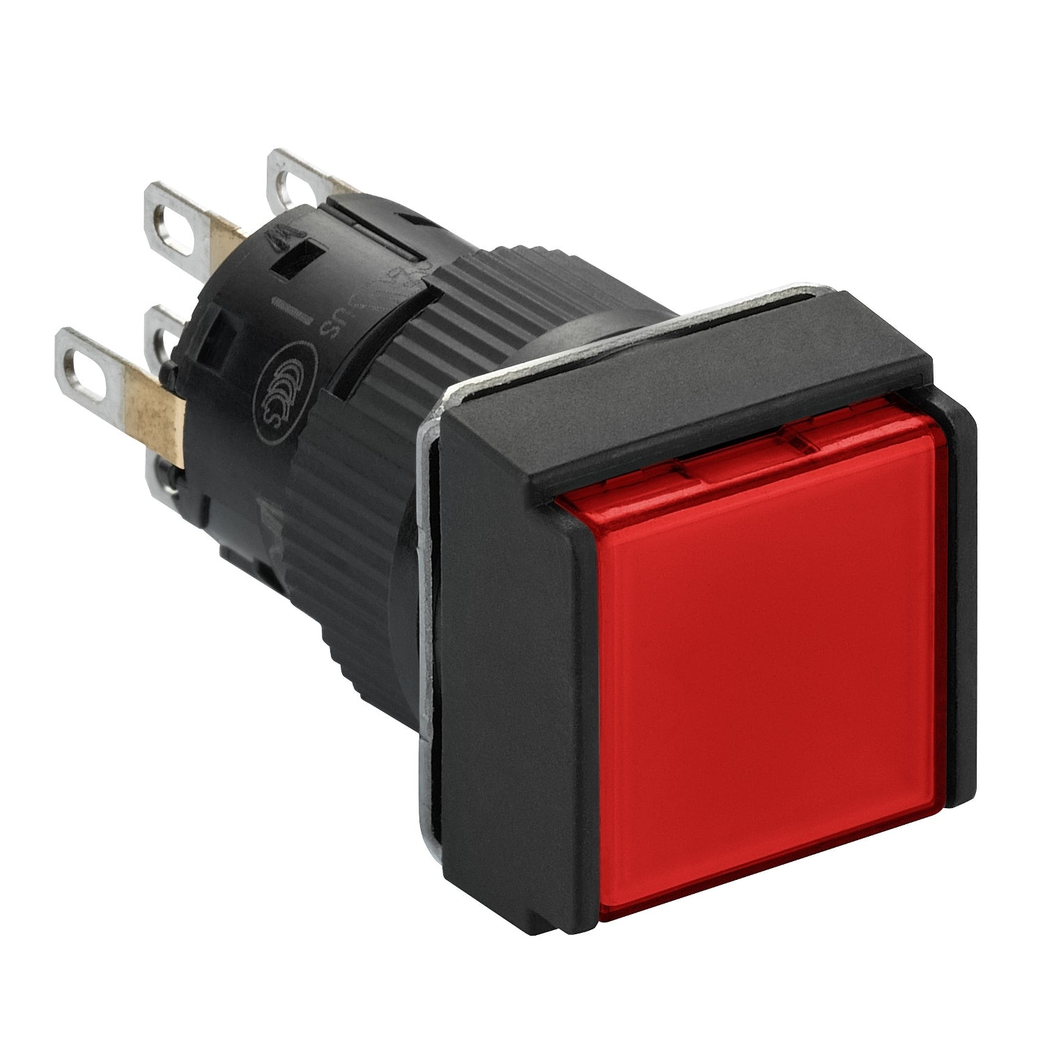 SNR XB6ECF4B2P Bouton poussoir lumineux led rouge 24V 2 NC NO