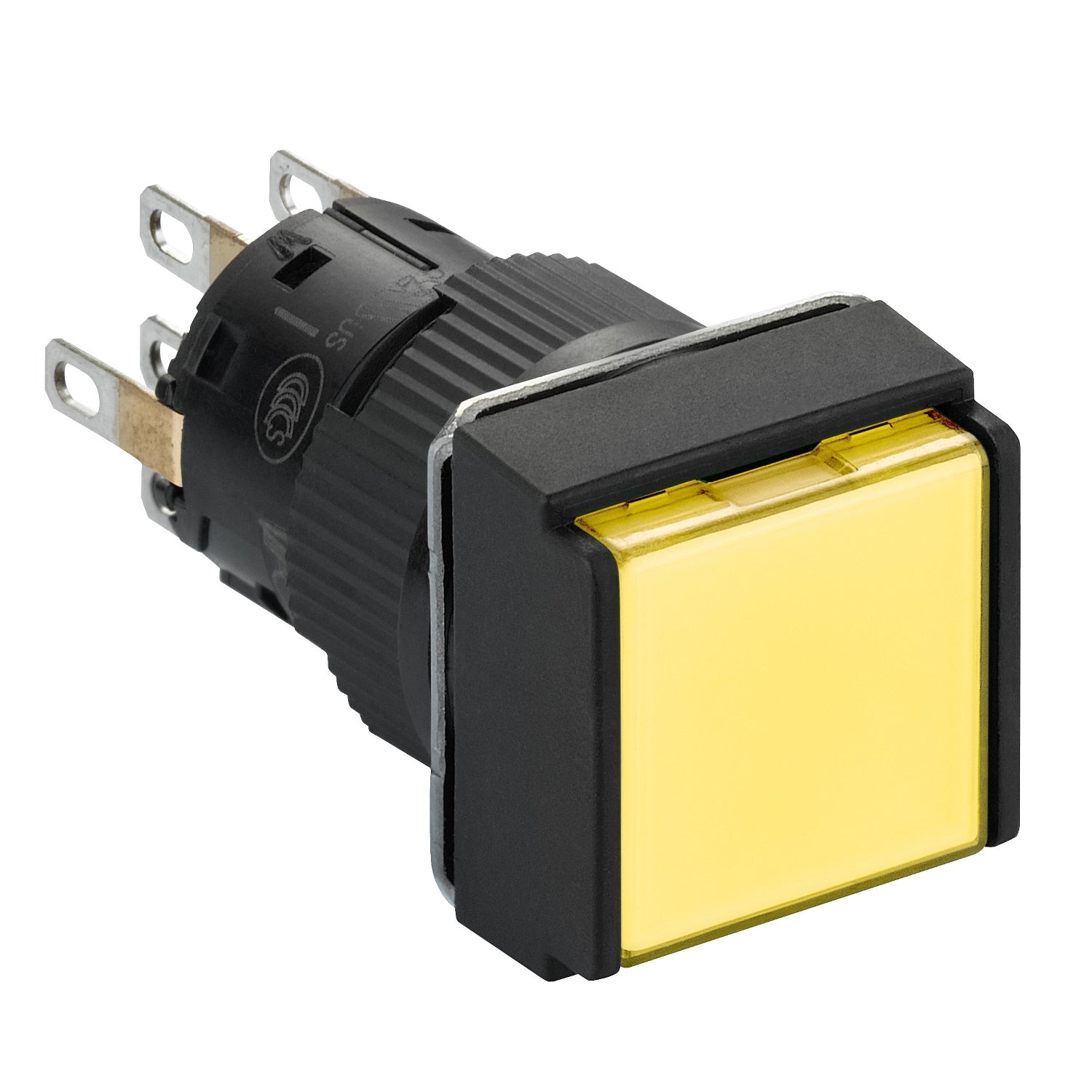 SNR XB6ECW5B2P Bouton poussoir lumineux led jaune 24V 2 NC NO