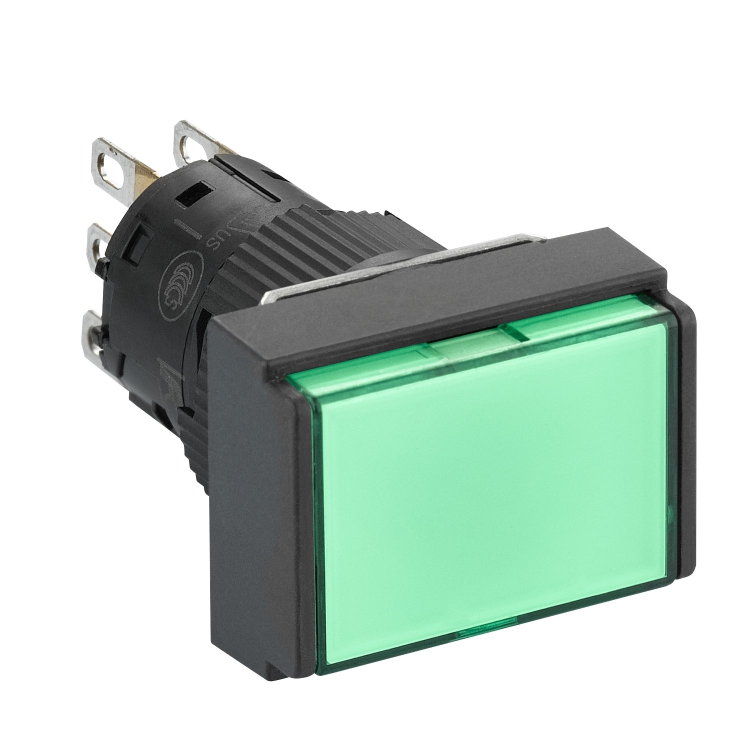 SNR XB6EDW3B1P Bouton poussoir lumineux led verte 24V 1 NC NO