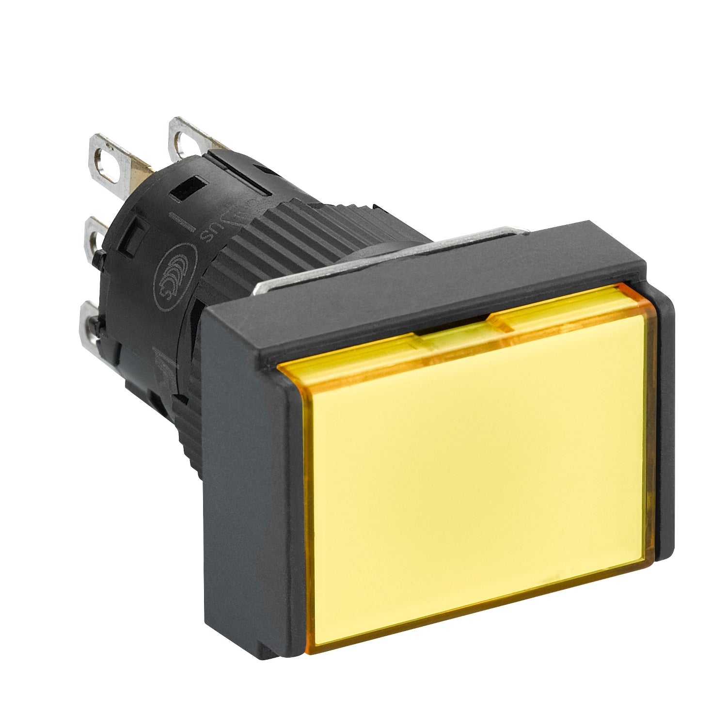 SNR XB6EDW5B1P Bouton poussoir lumineux led jaune 24V 1 NC NO