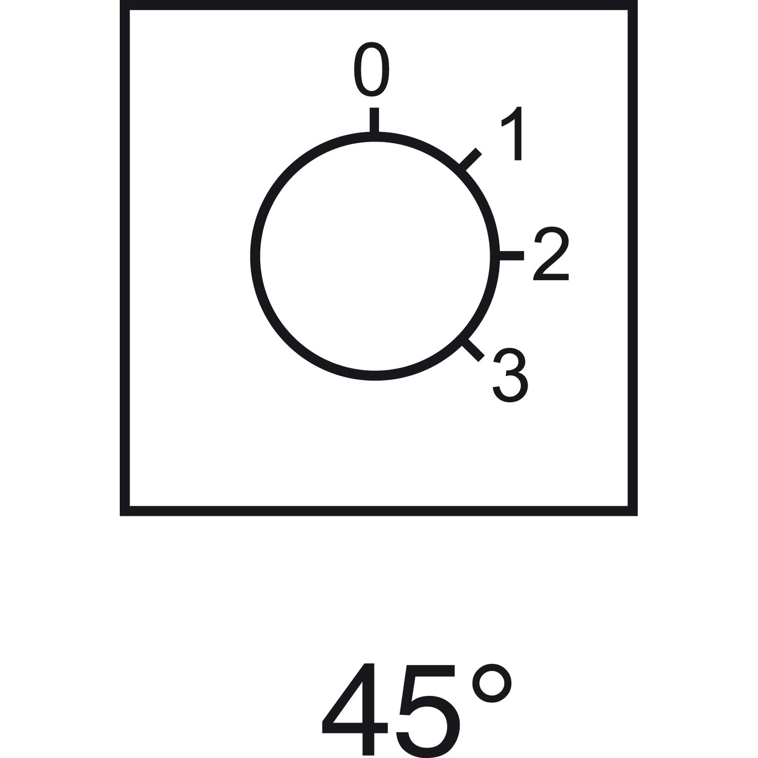 SNR XBCY7231 Etiquette 0 à 3 46 x 46 mm