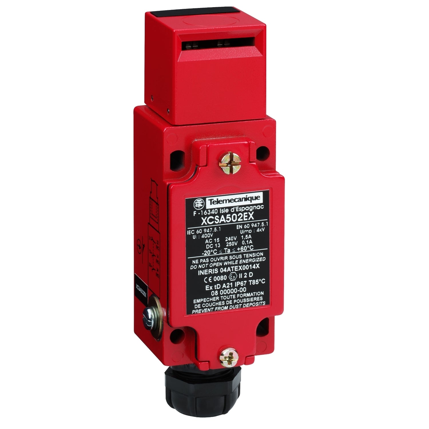 SNR XCSA502EX        METAL LIMIT SWITCH NO LOC EX D