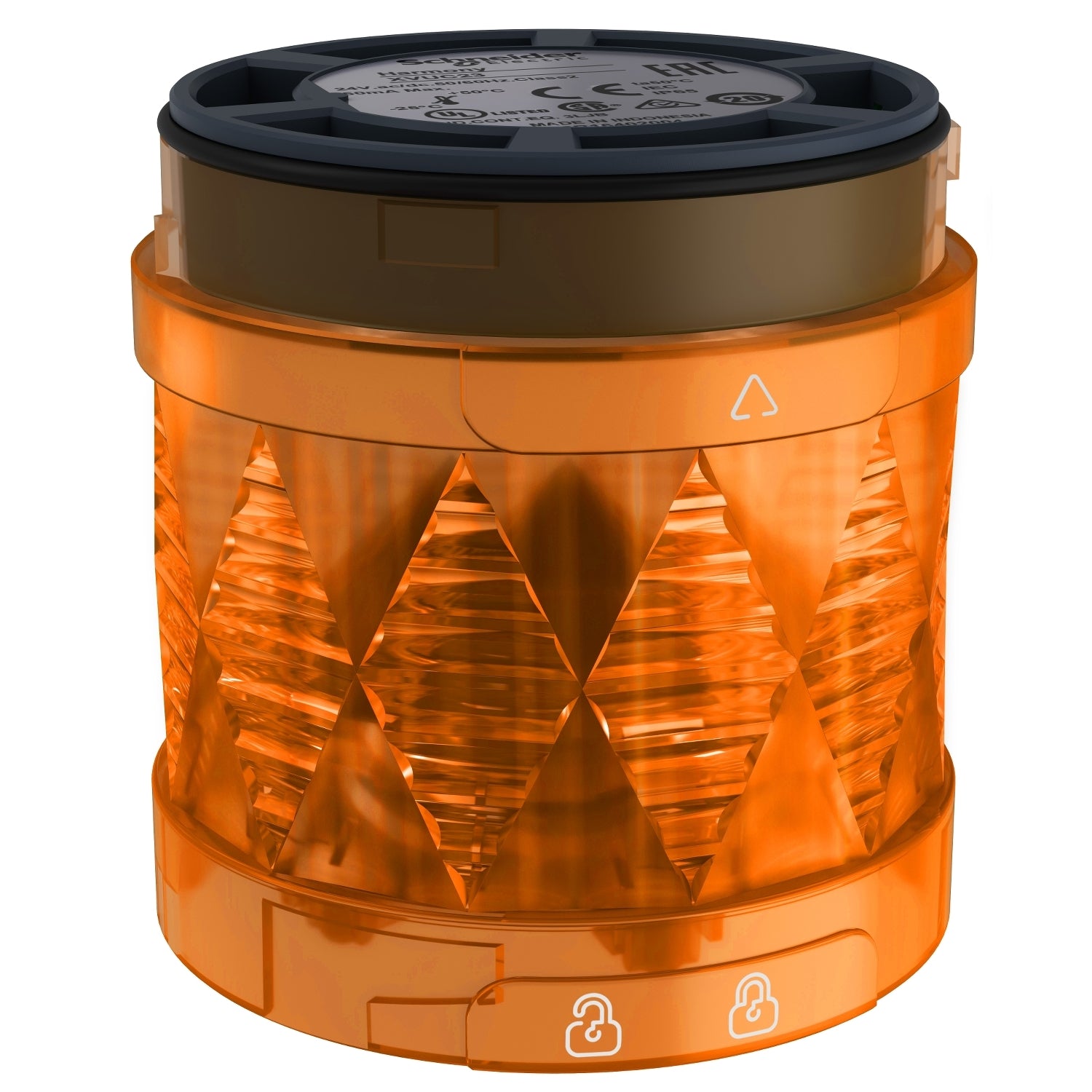 SNR XVUC45 Blinkendes orangefarbenes LED-Element
