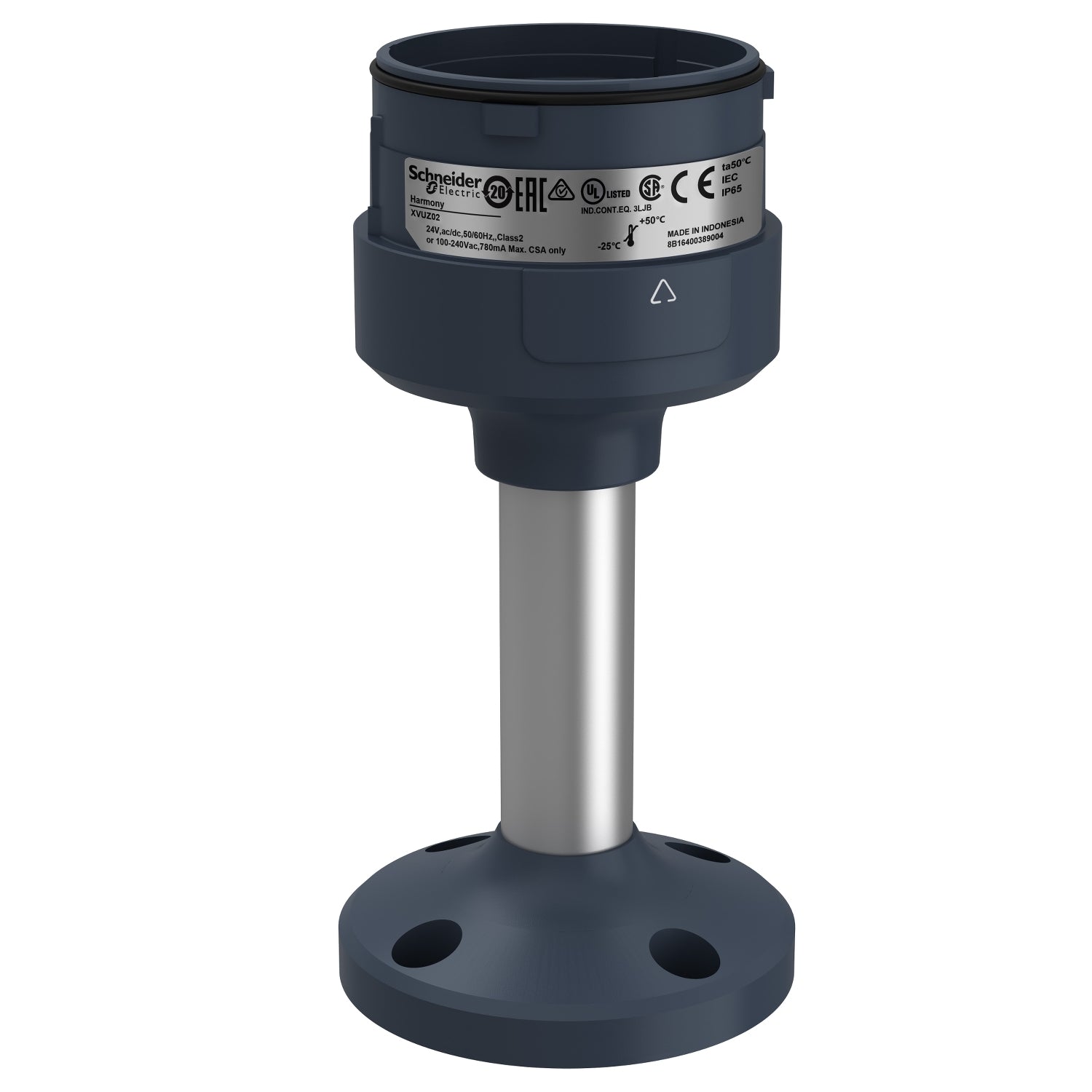 SNR XVUZ02 Socle noir + tube 100mm