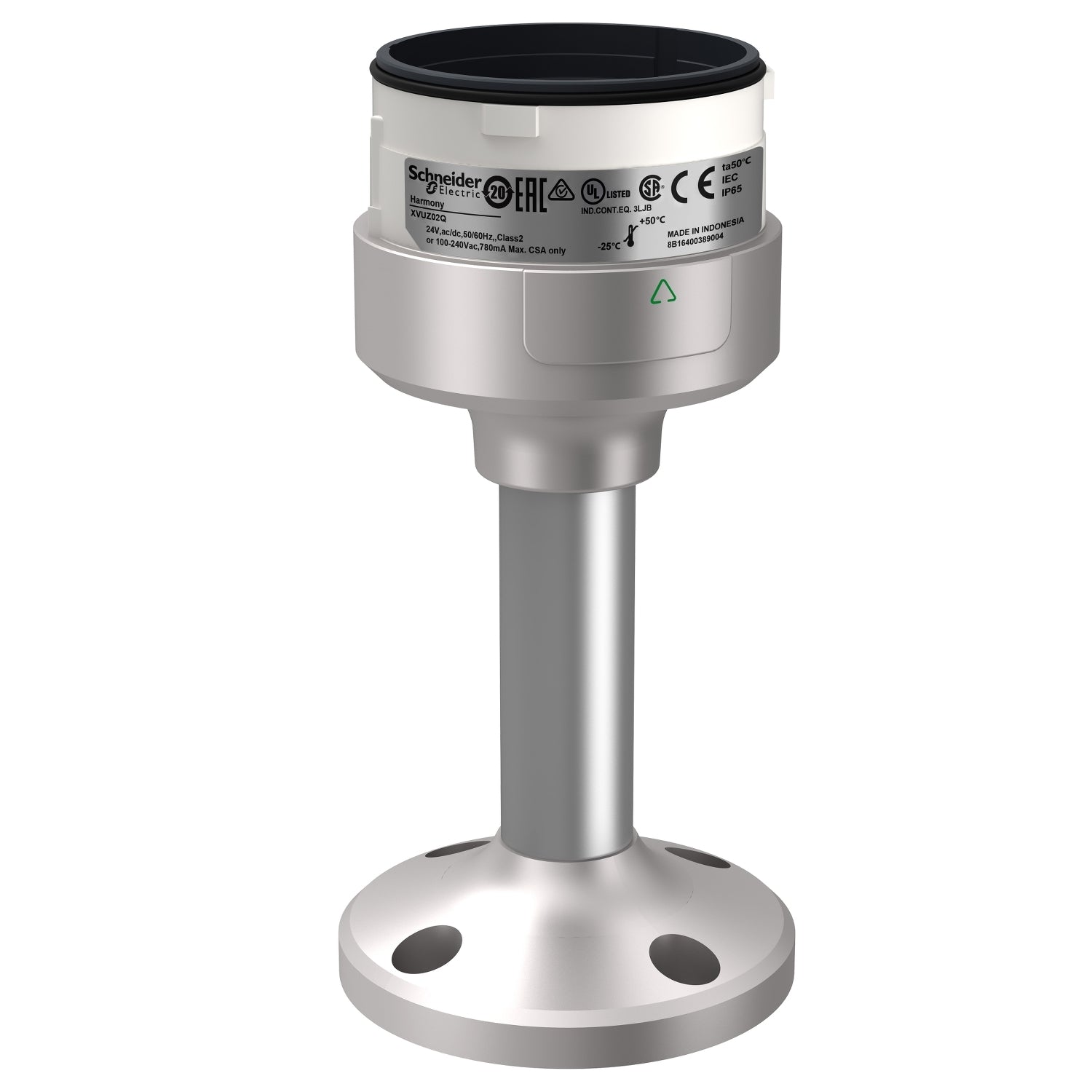 SNR XVUZ02Q Socle argent + tube 100mm