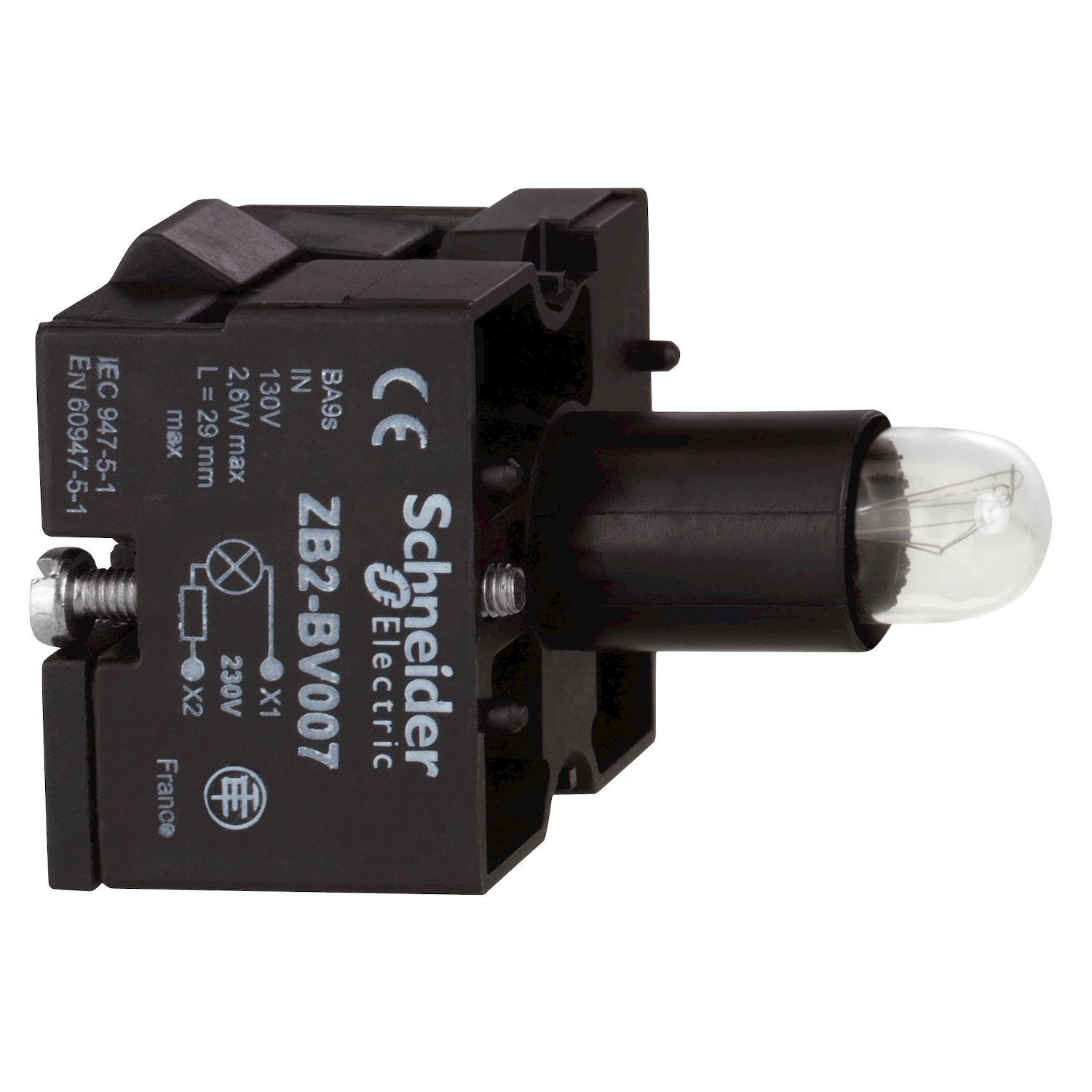 SNR ZB2BV007 Corps de voyant