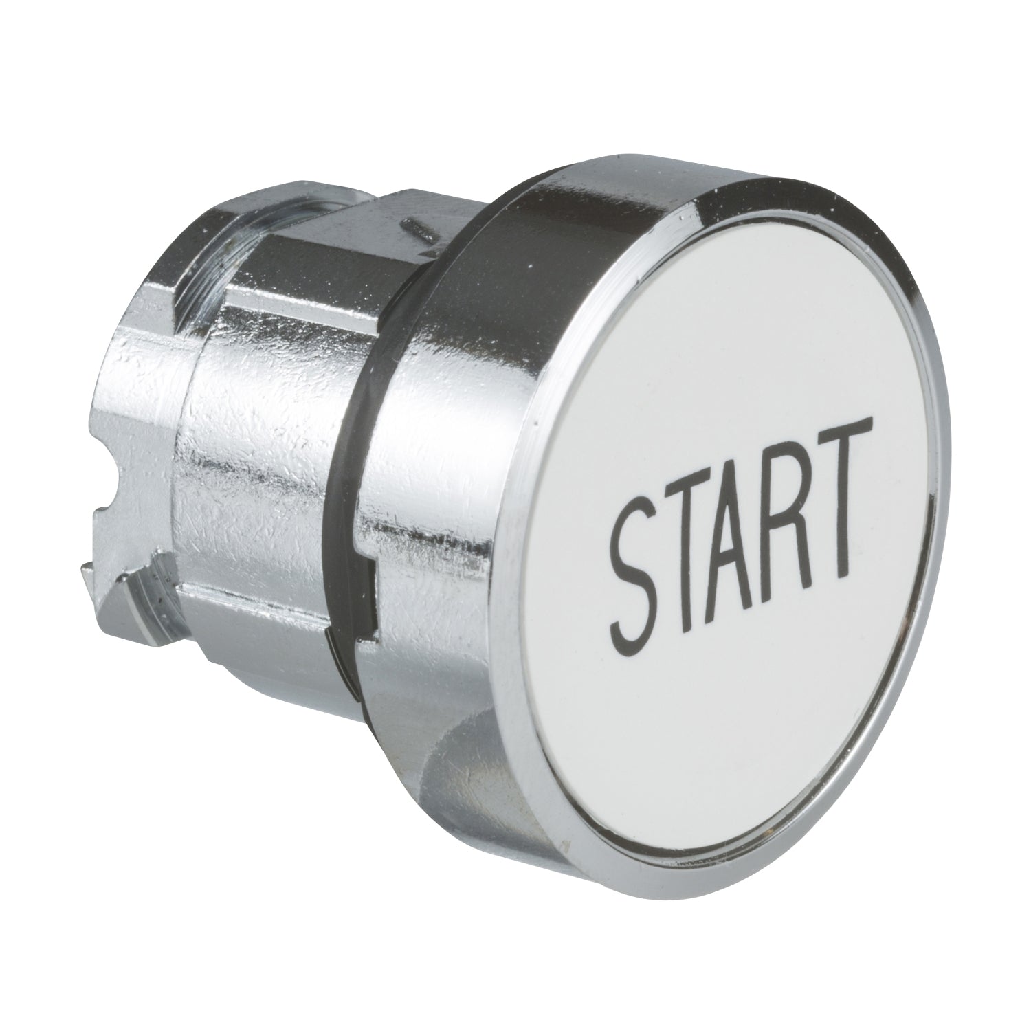 SNR ZB4BA133 Tête de bouton blanche ''start''