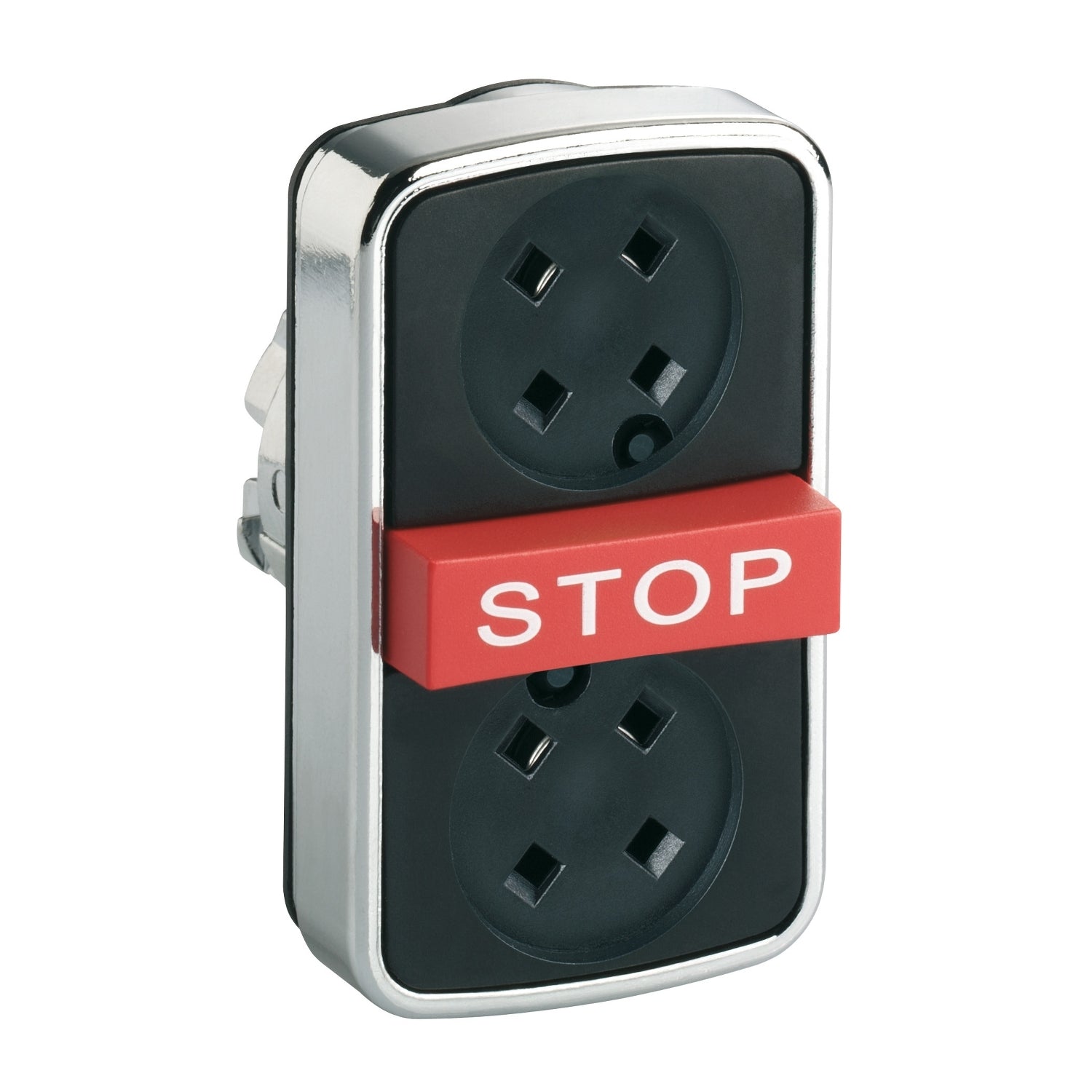 SNR ZB4BA791 Tête de bouton triple sans capuchons