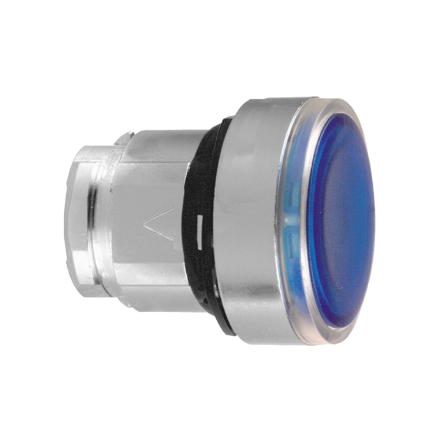 SNR ZB4BH063         Testa pulsante luminoso blu
